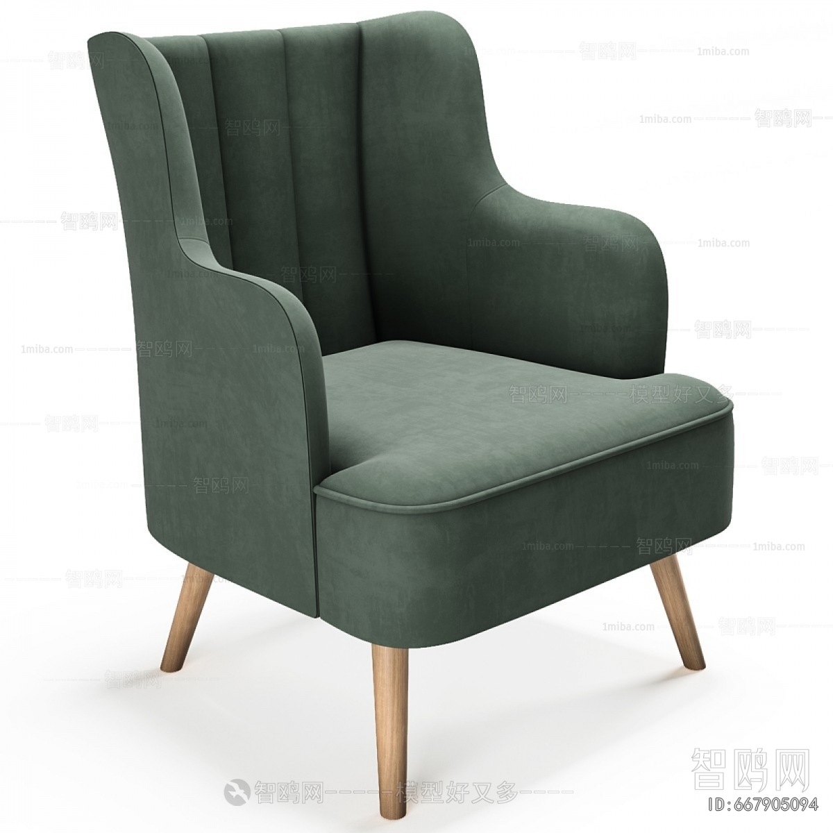 Nordic Style Single Sofa