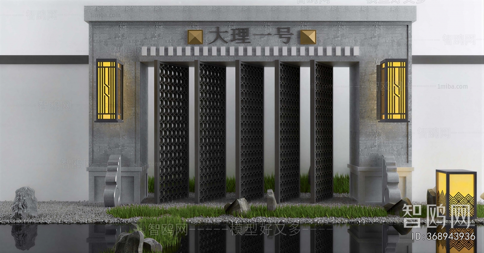 Chinese Style Facade Element