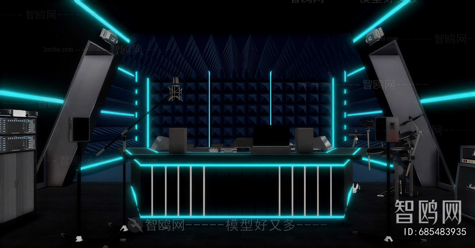 Modern Studio/Recording Studio/Live Room