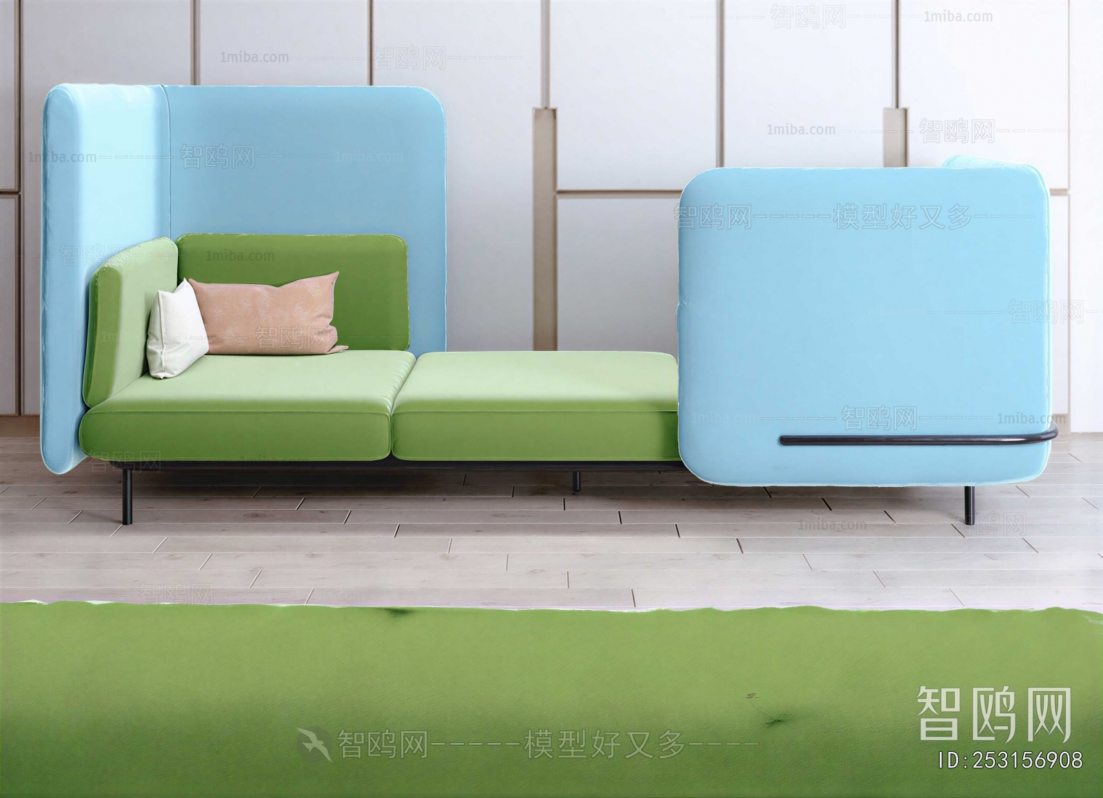 Modern Three-seat Sofa