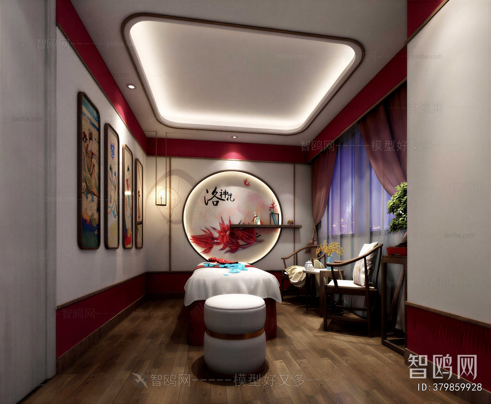 New Chinese Style Beauty/foot Bath Spa/ Bath Center