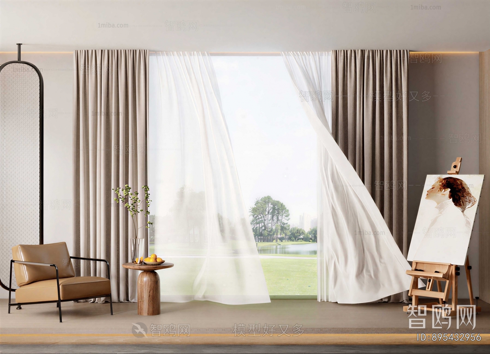 Modern The Curtain