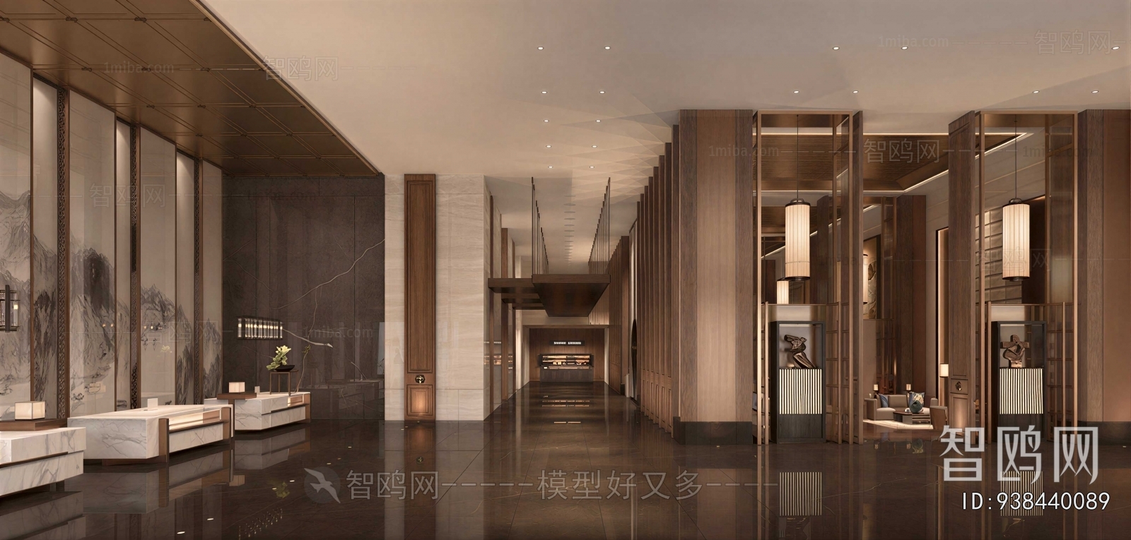 Modern Office Reception Desk