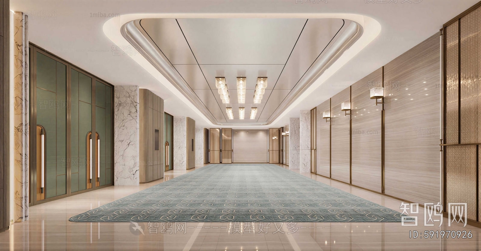 Modern Office Reception Desk