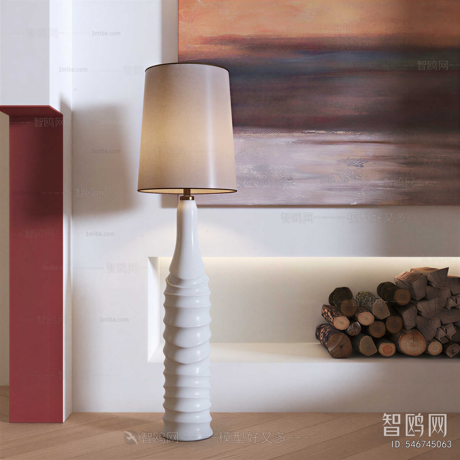Wabi-sabi Style Floor Lamp