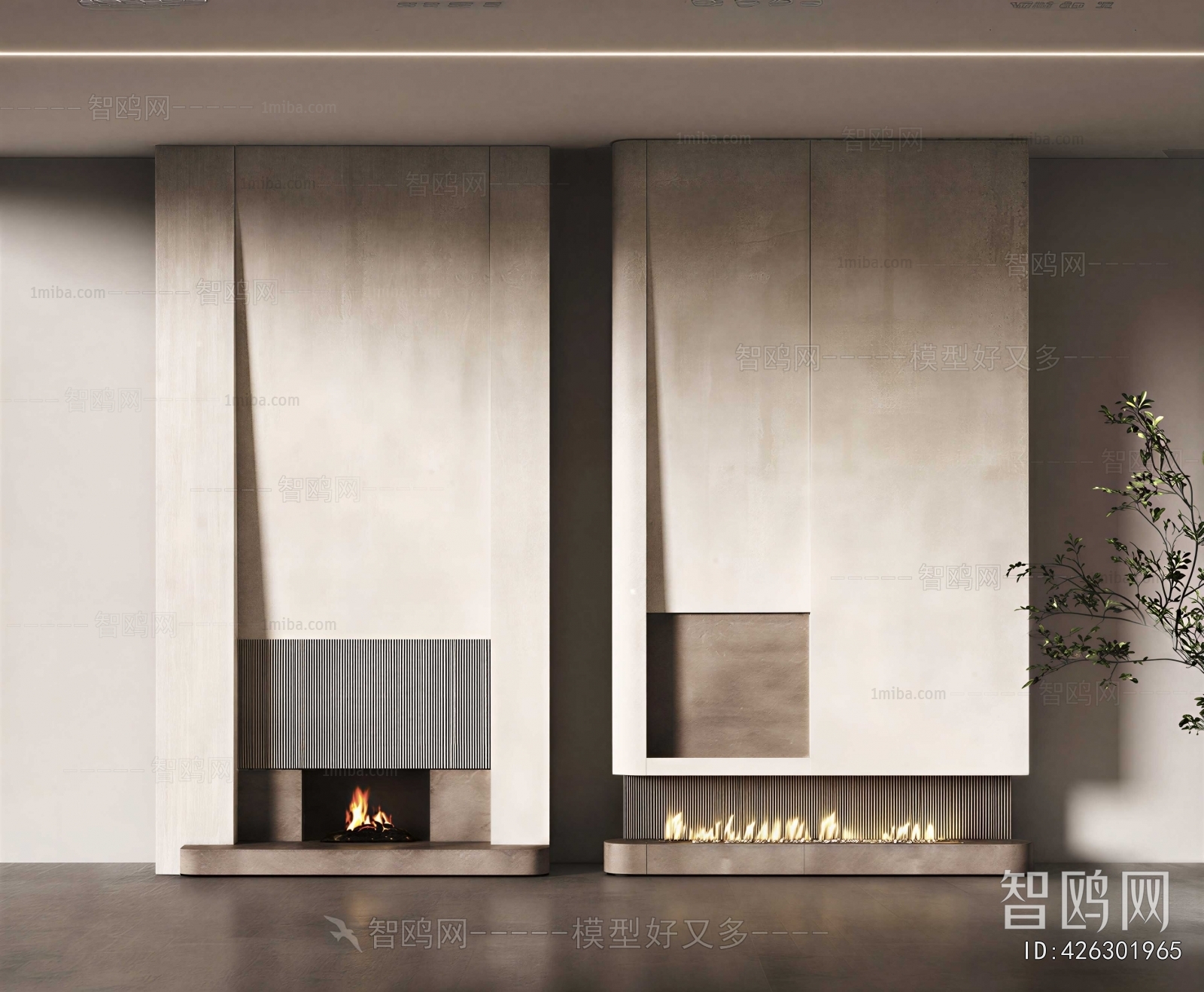 French Style Fireplace