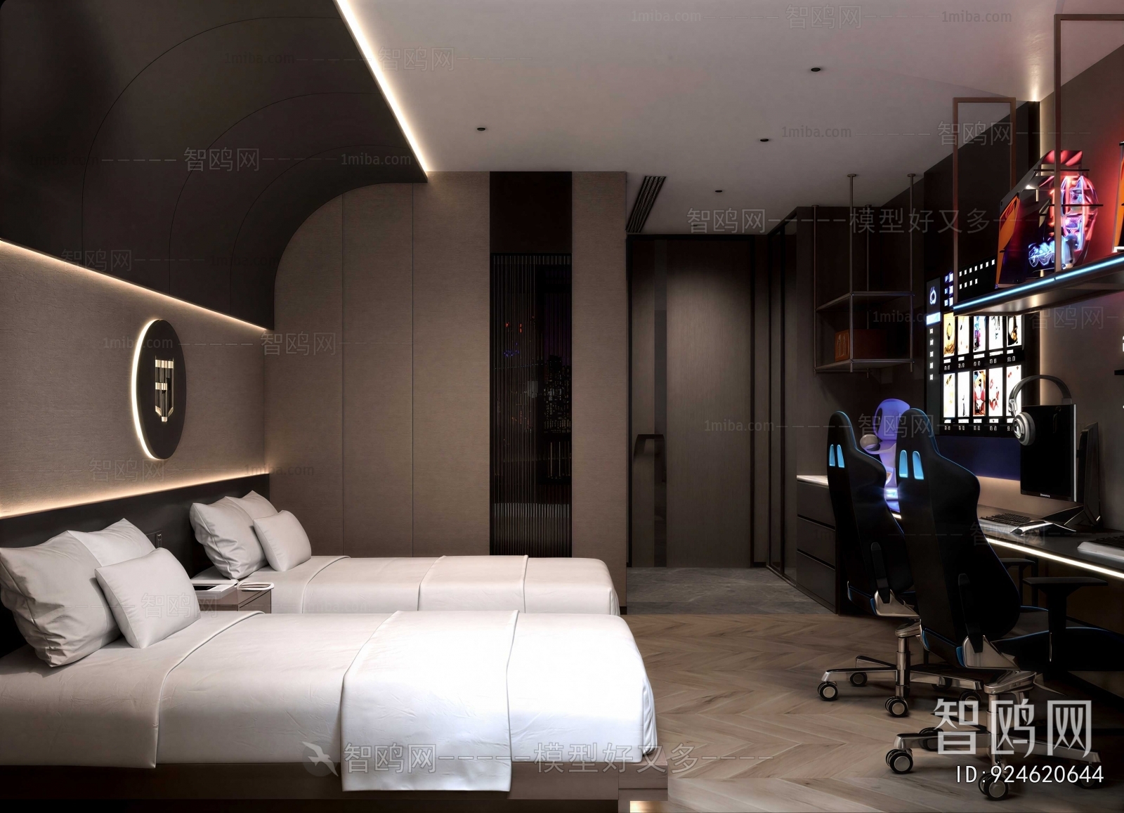 Modern Guest Room