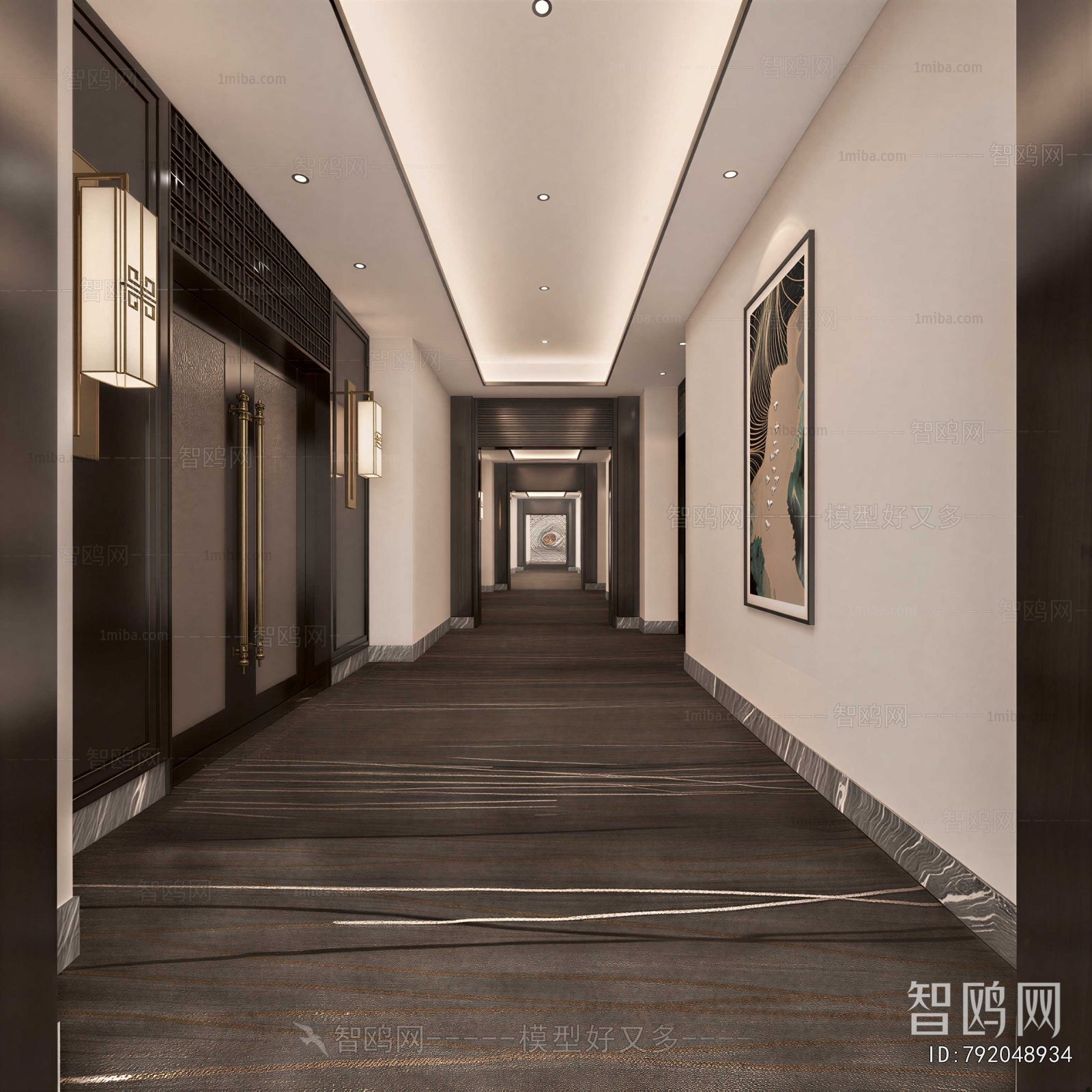 New Chinese Style Corridor