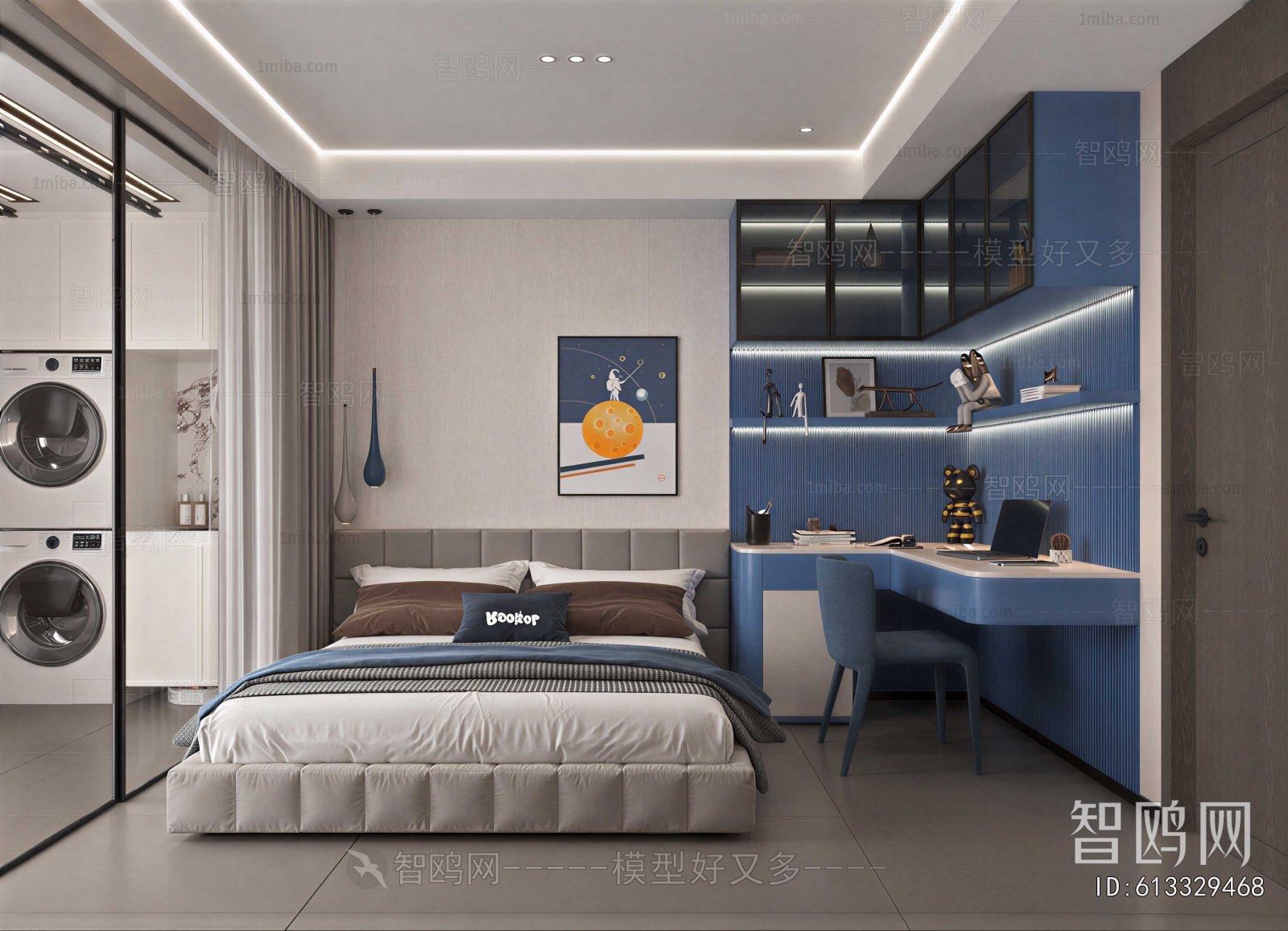 Modern Boy's Room And Son's Room