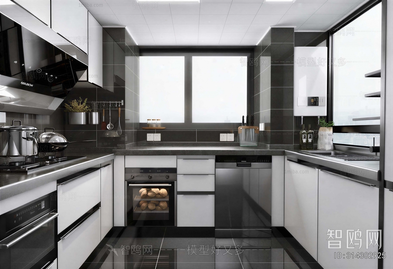 Modern The Kitchen