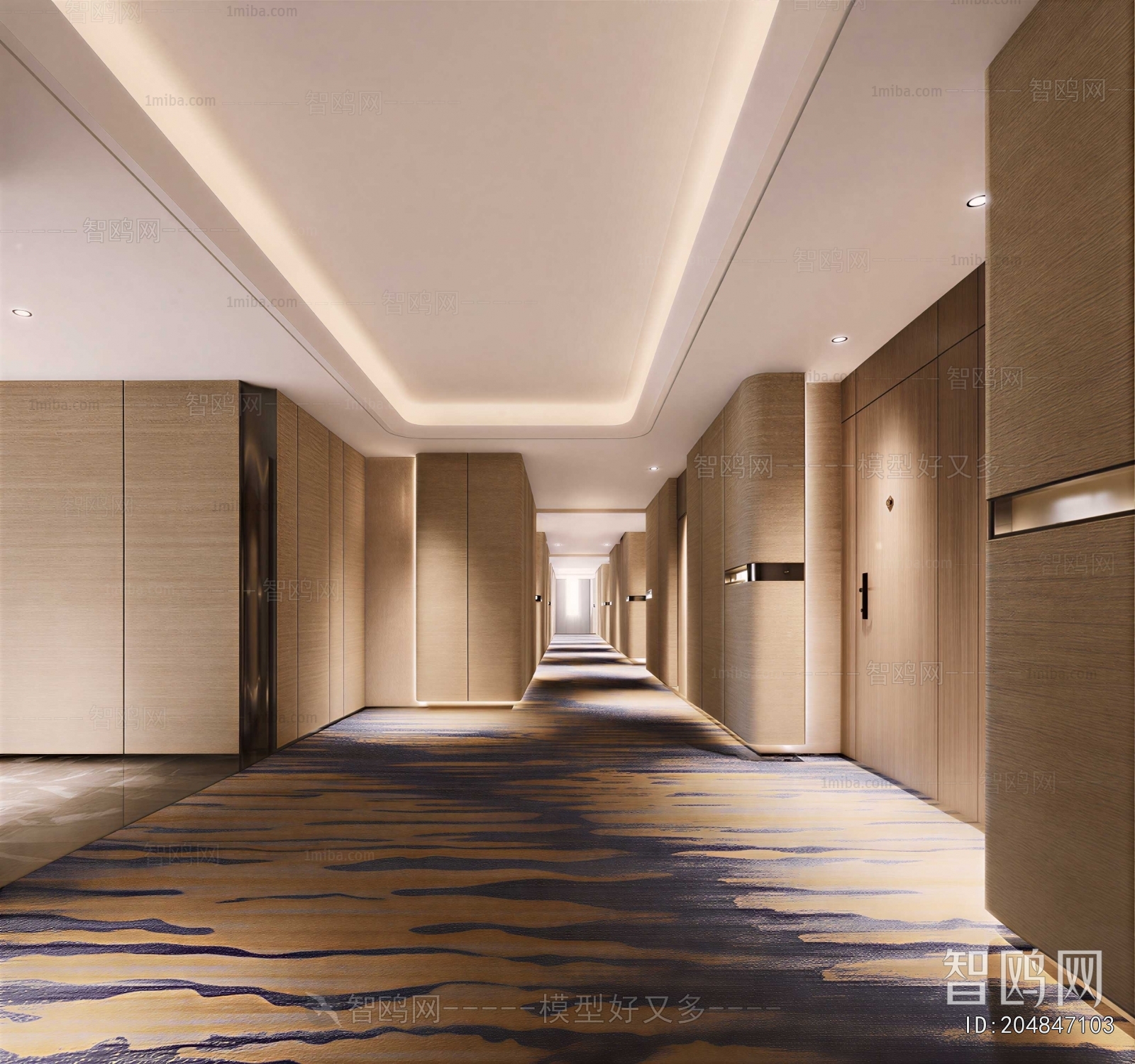 Modern Corridor Elevator Hall