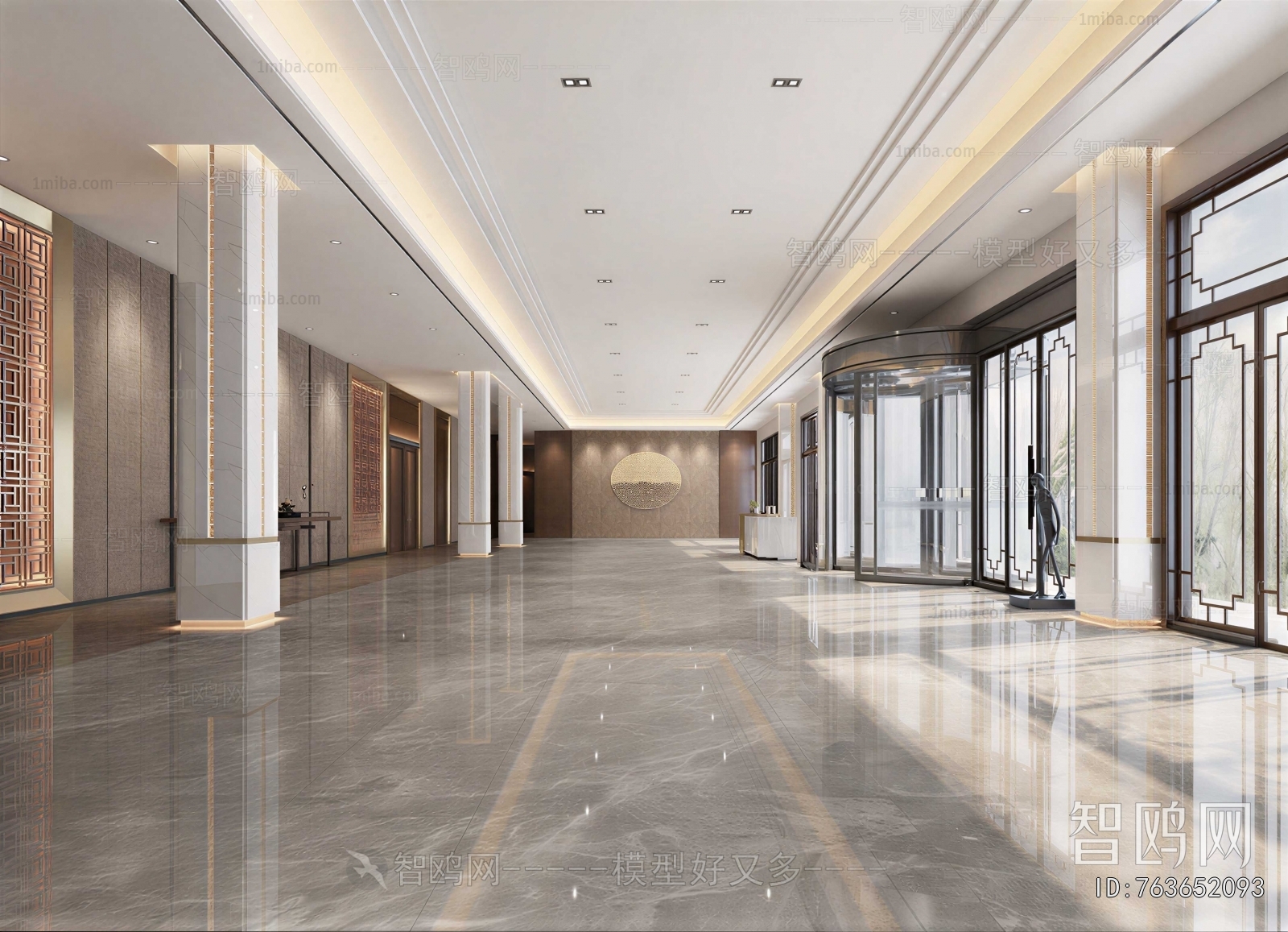 Modern Office Reception Desk
