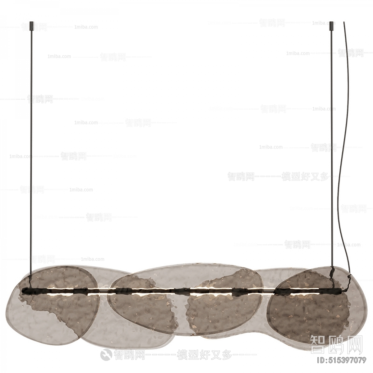 Modern Long Chandelier