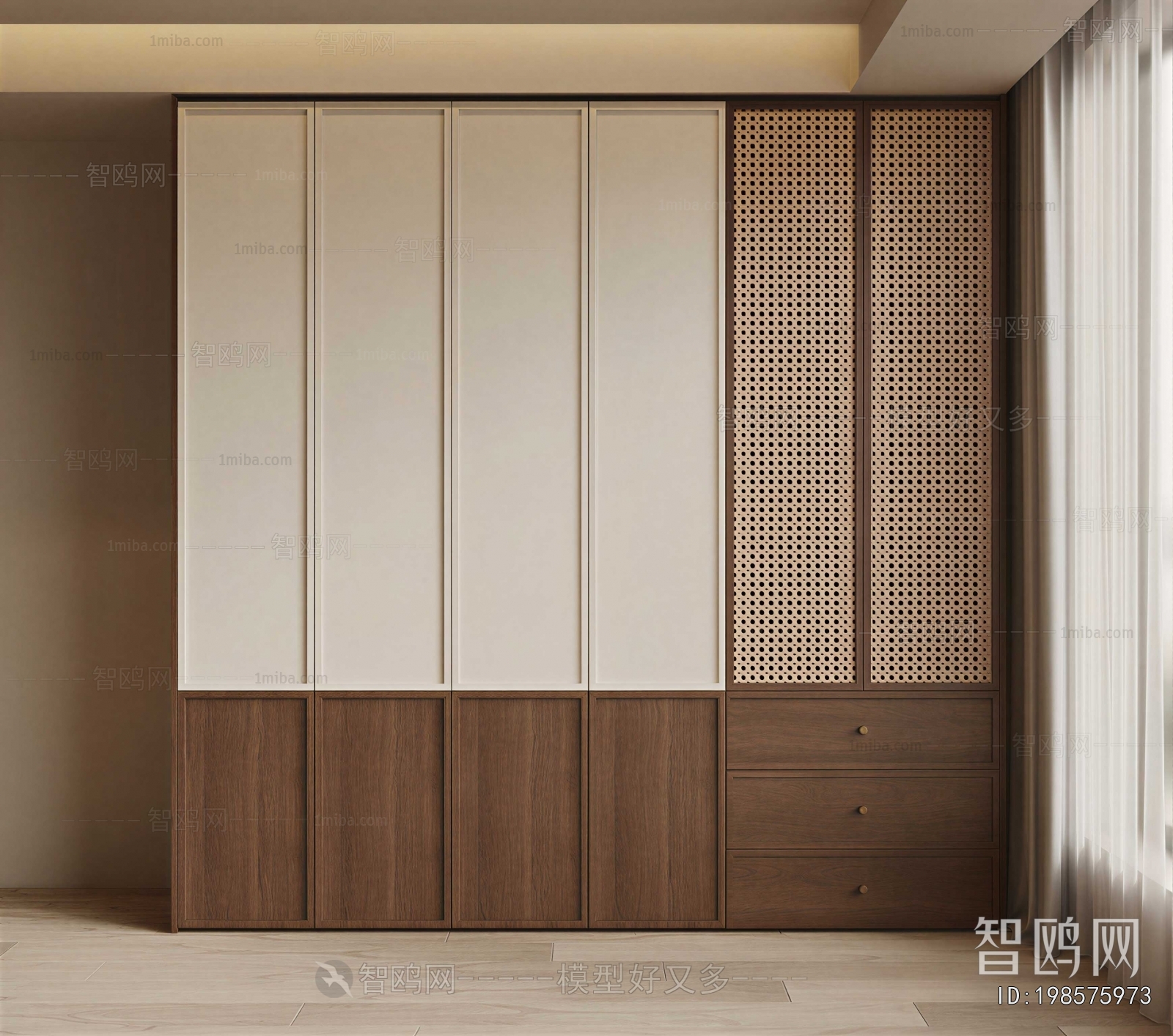 New Chinese Style The Wardrobe