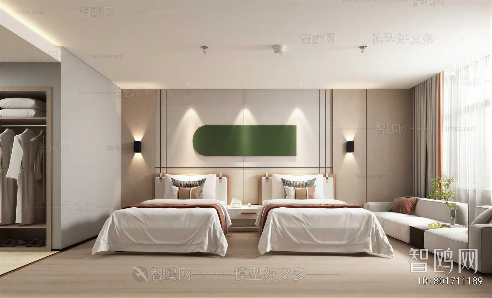 Modern Guest Room