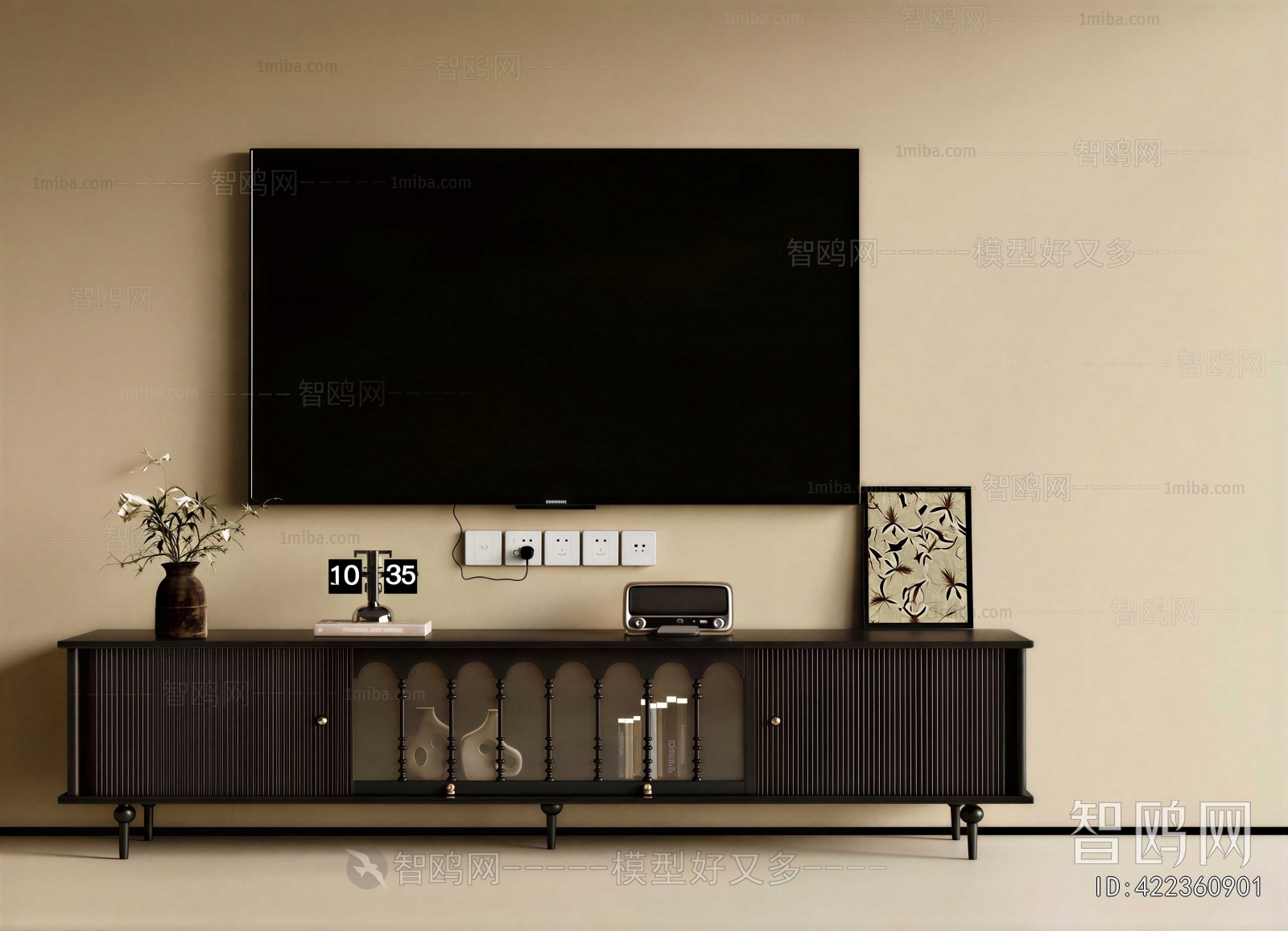 New Chinese Style TV Cabinet