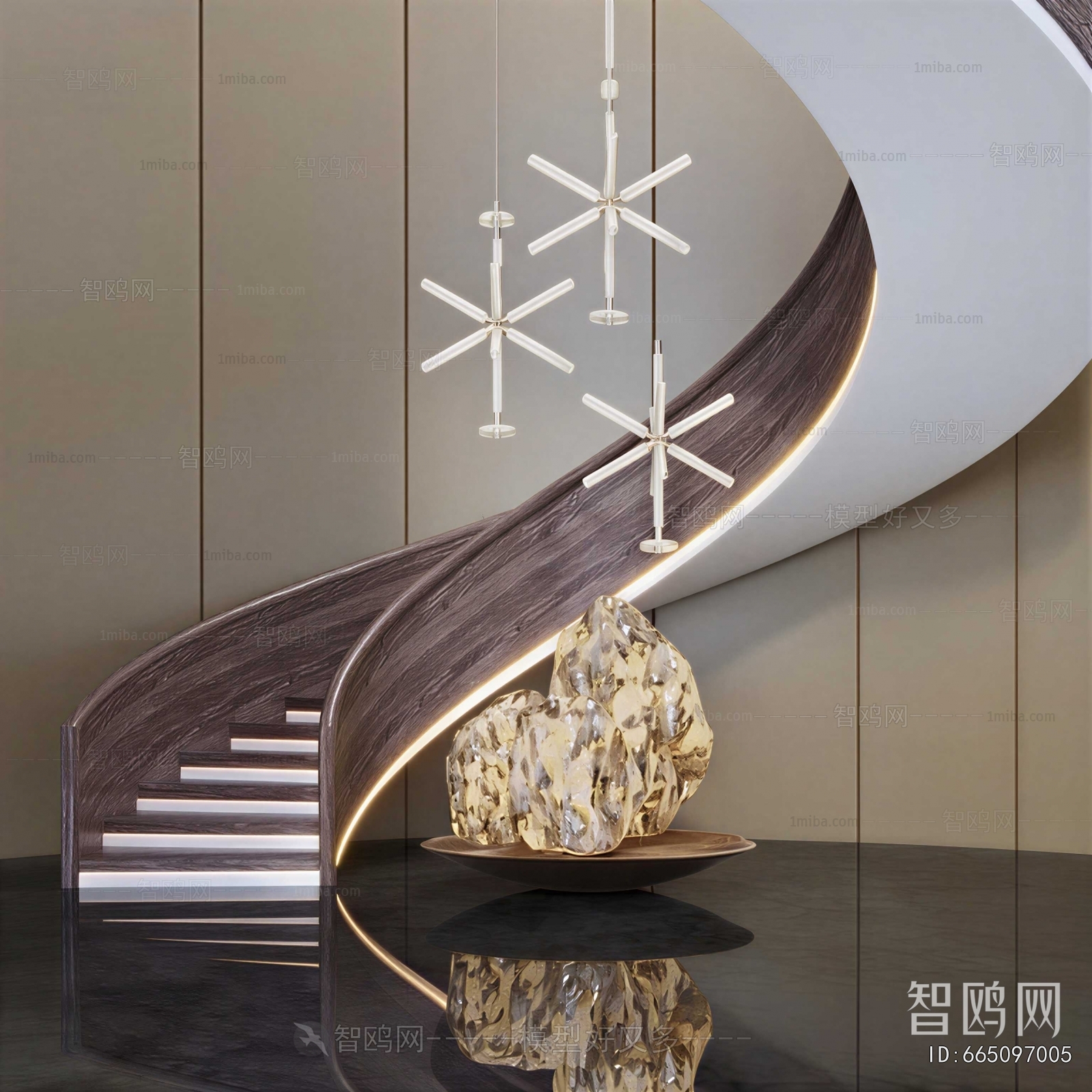 Modern Rotating Staircase