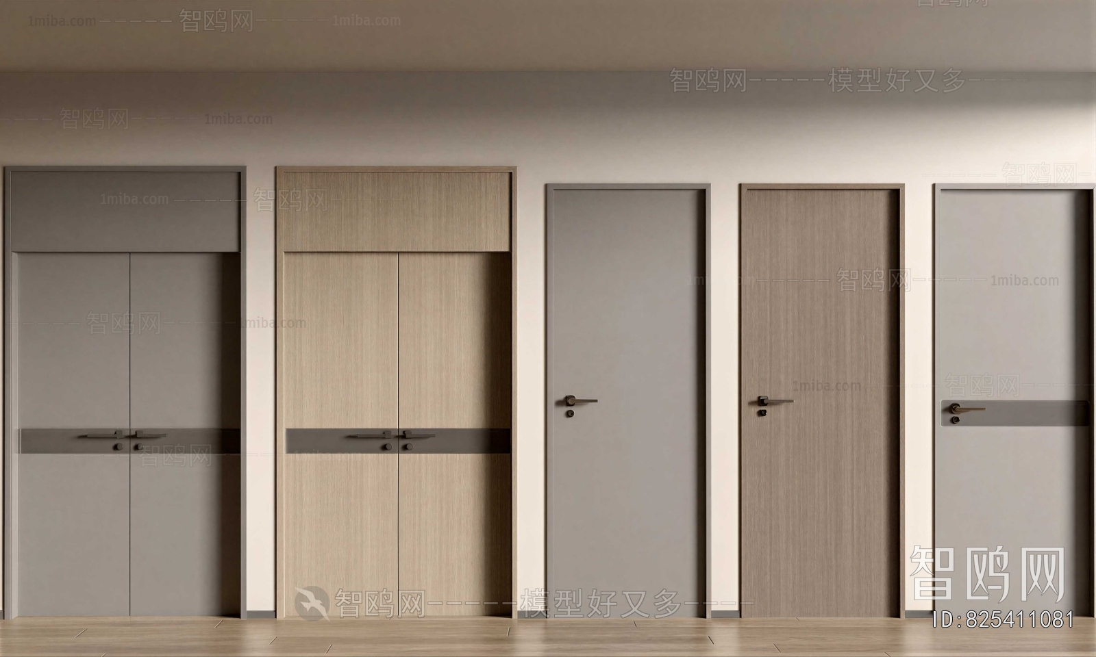 Modern Double Door