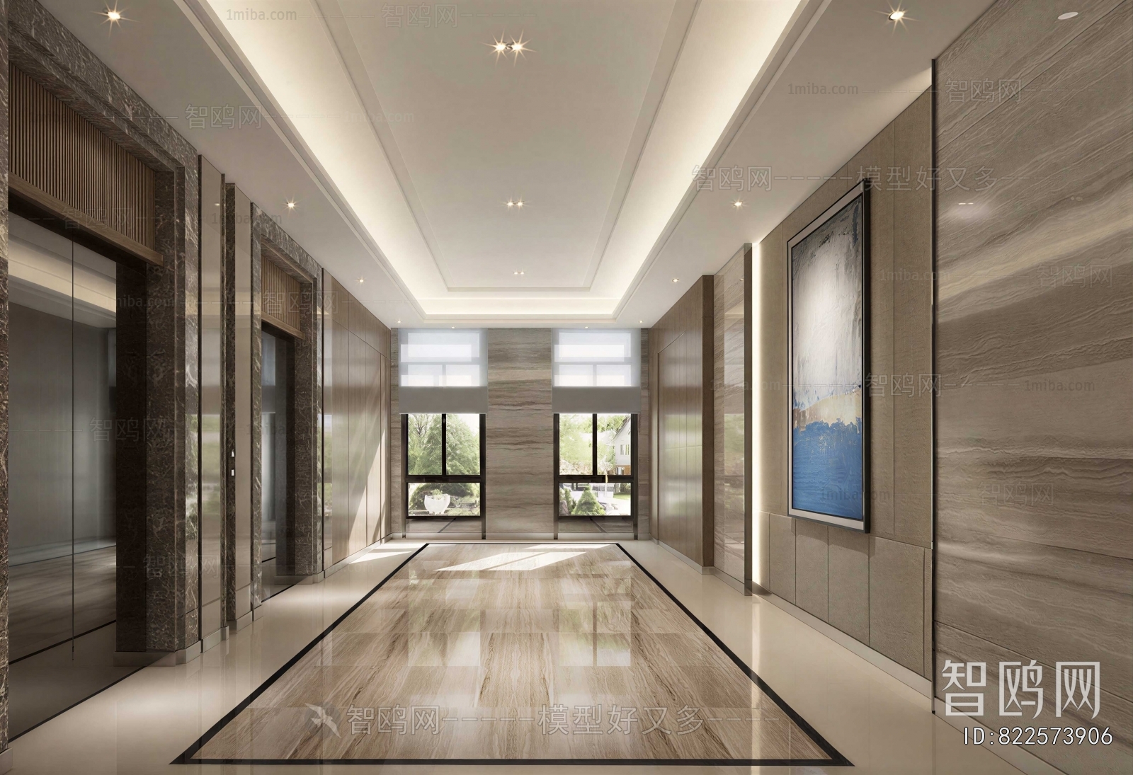 Chinese Style Elevator Hall