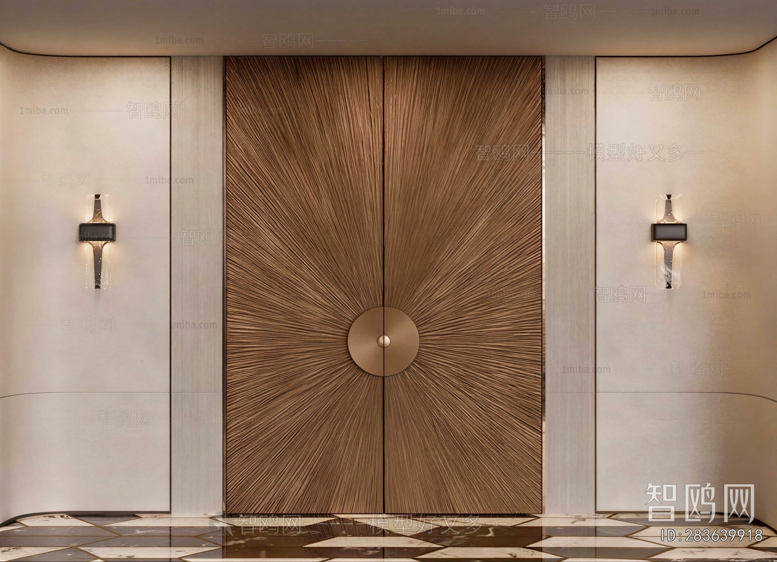 Modern Double Door