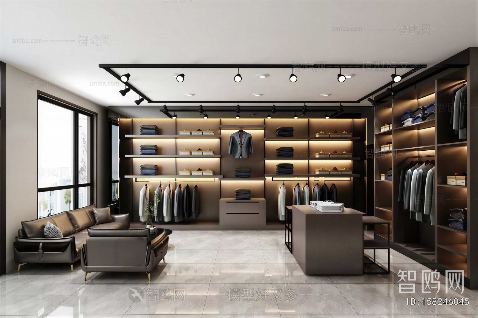 New Chinese Style Clothes Storage Area