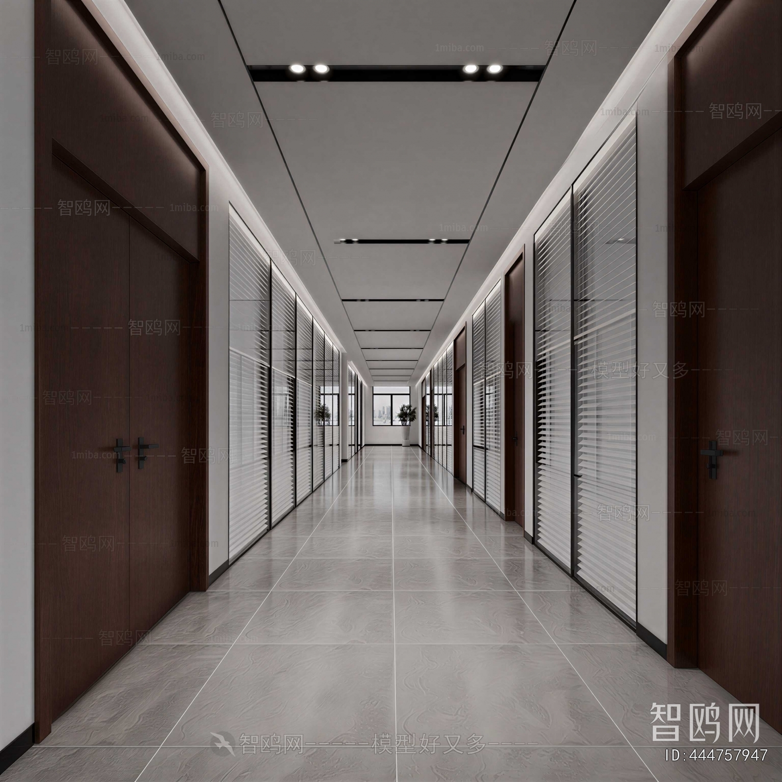 Modern Office Aisle