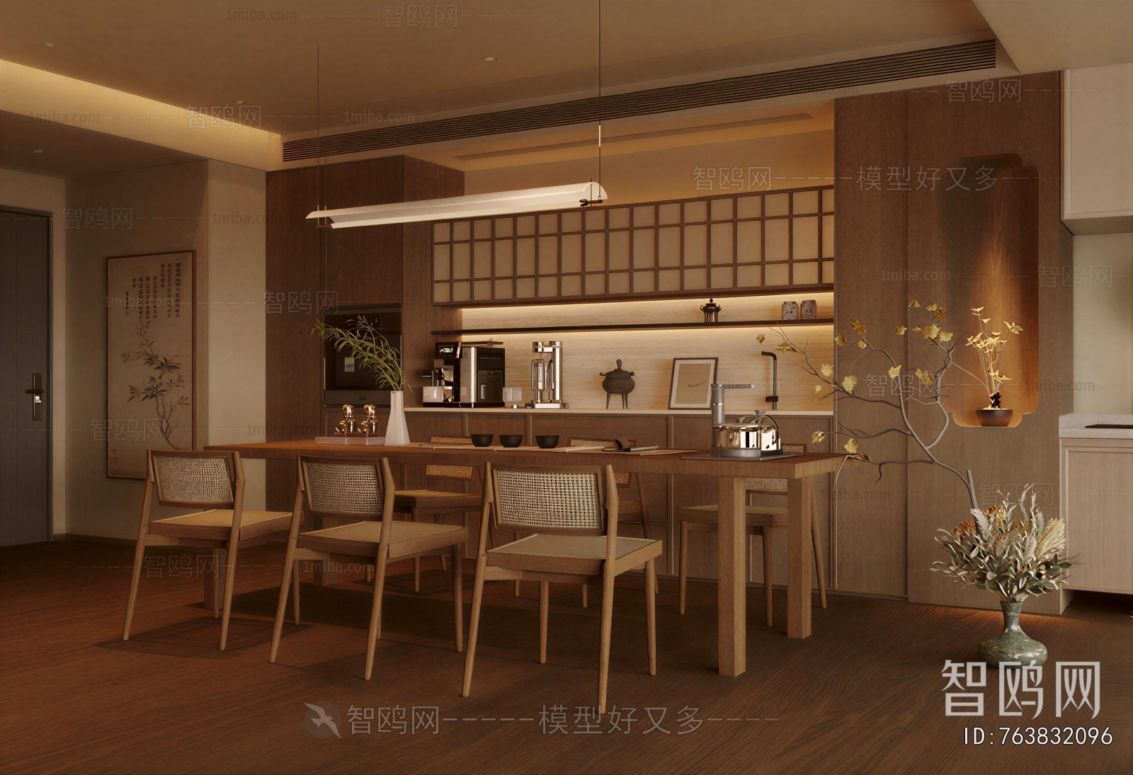 New Chinese Style Dining Room