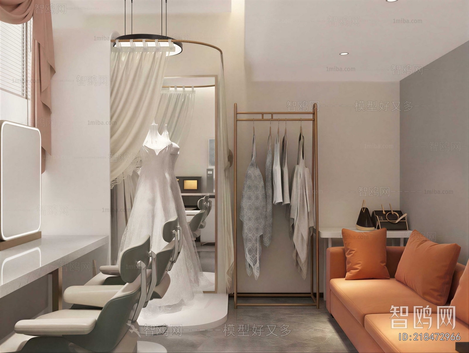 Modern Clothes Storage Area