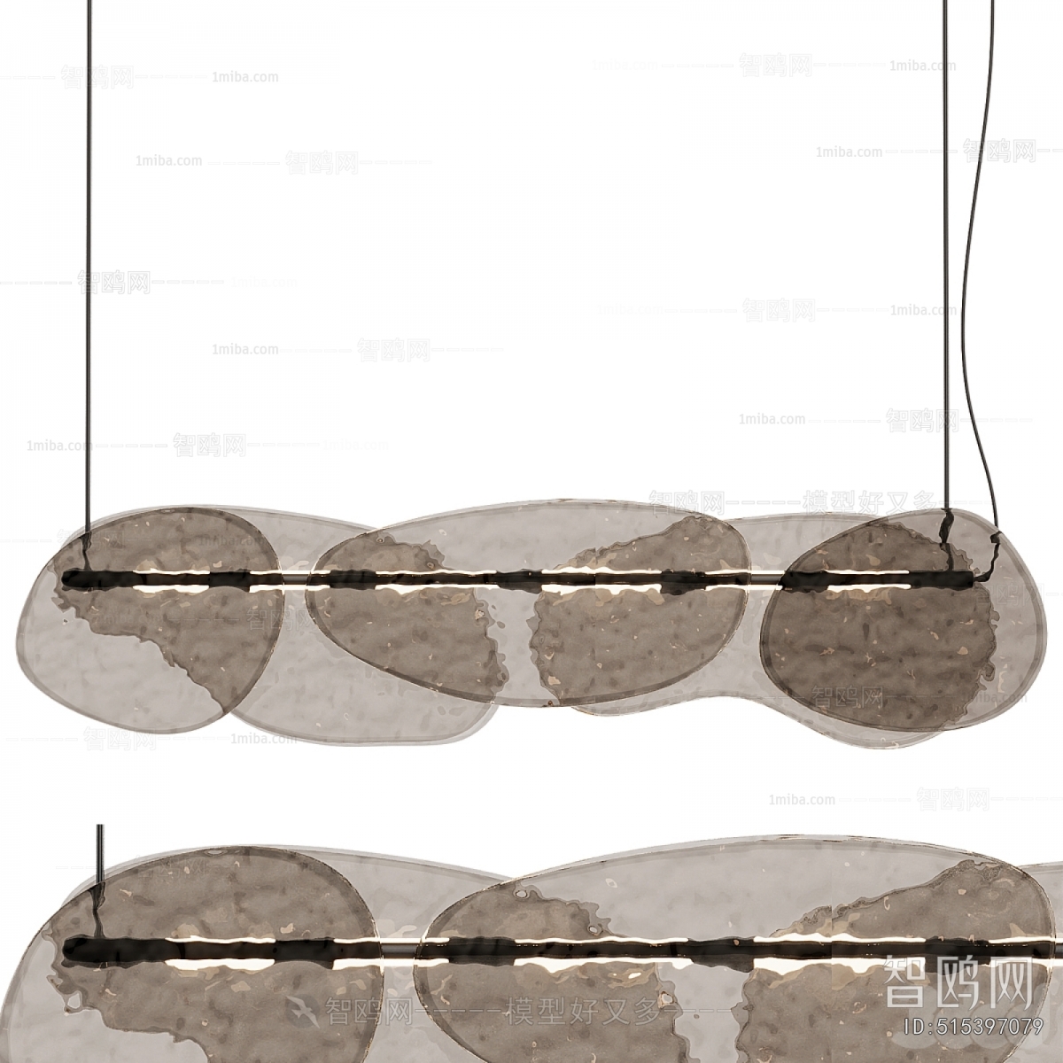 Modern Long Chandelier