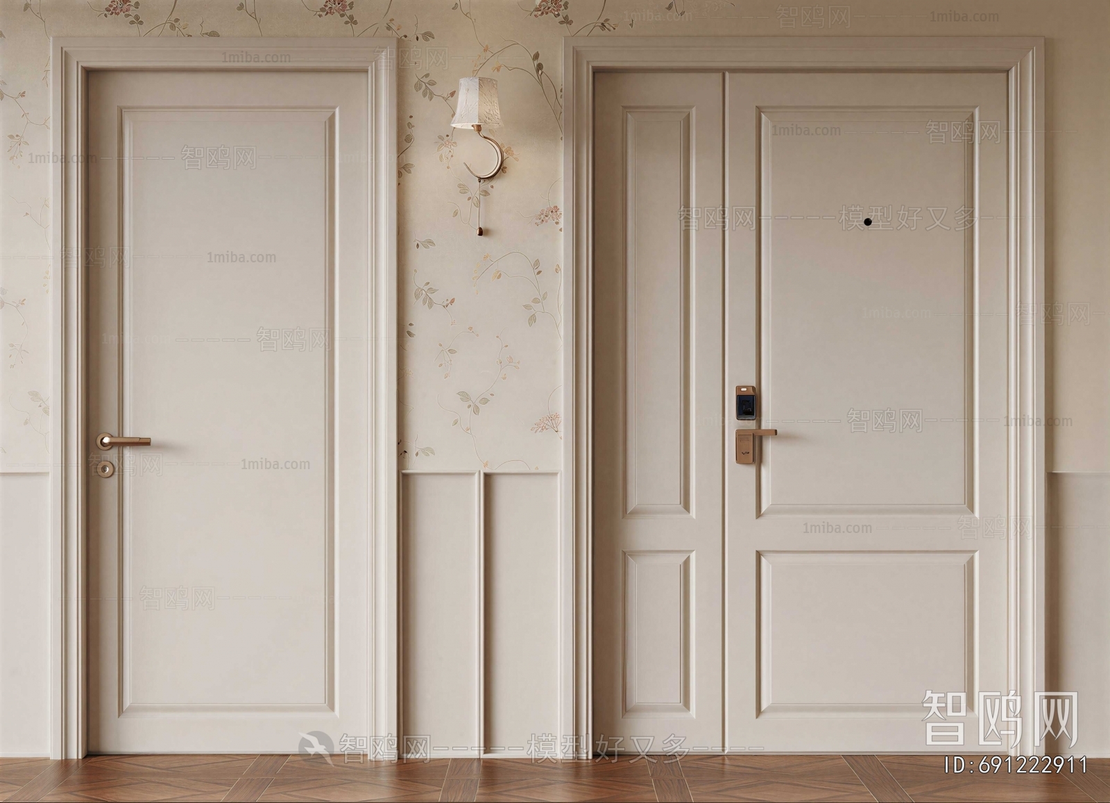 Modern Single Door
