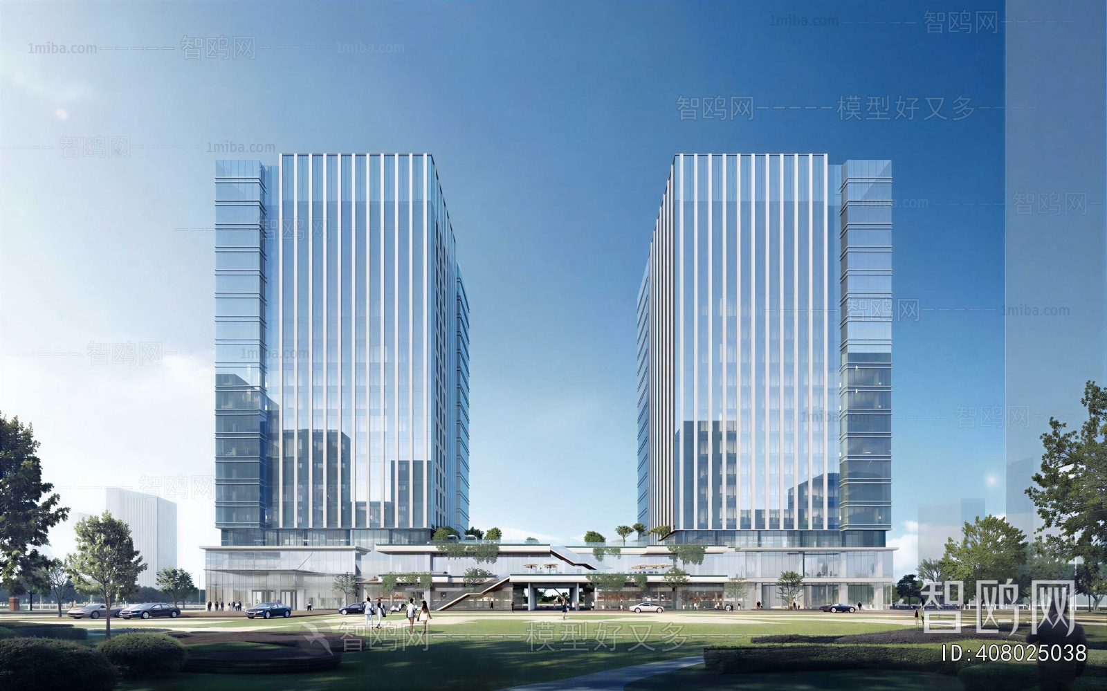 Modern Appearance Of Commercial Building