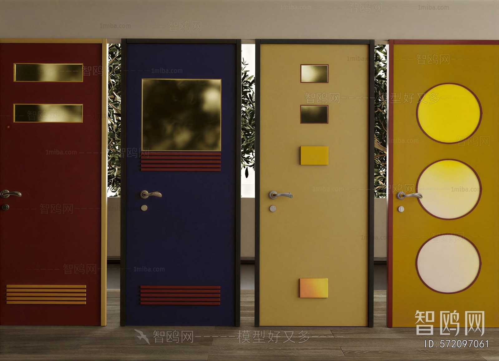 Modern Single Door