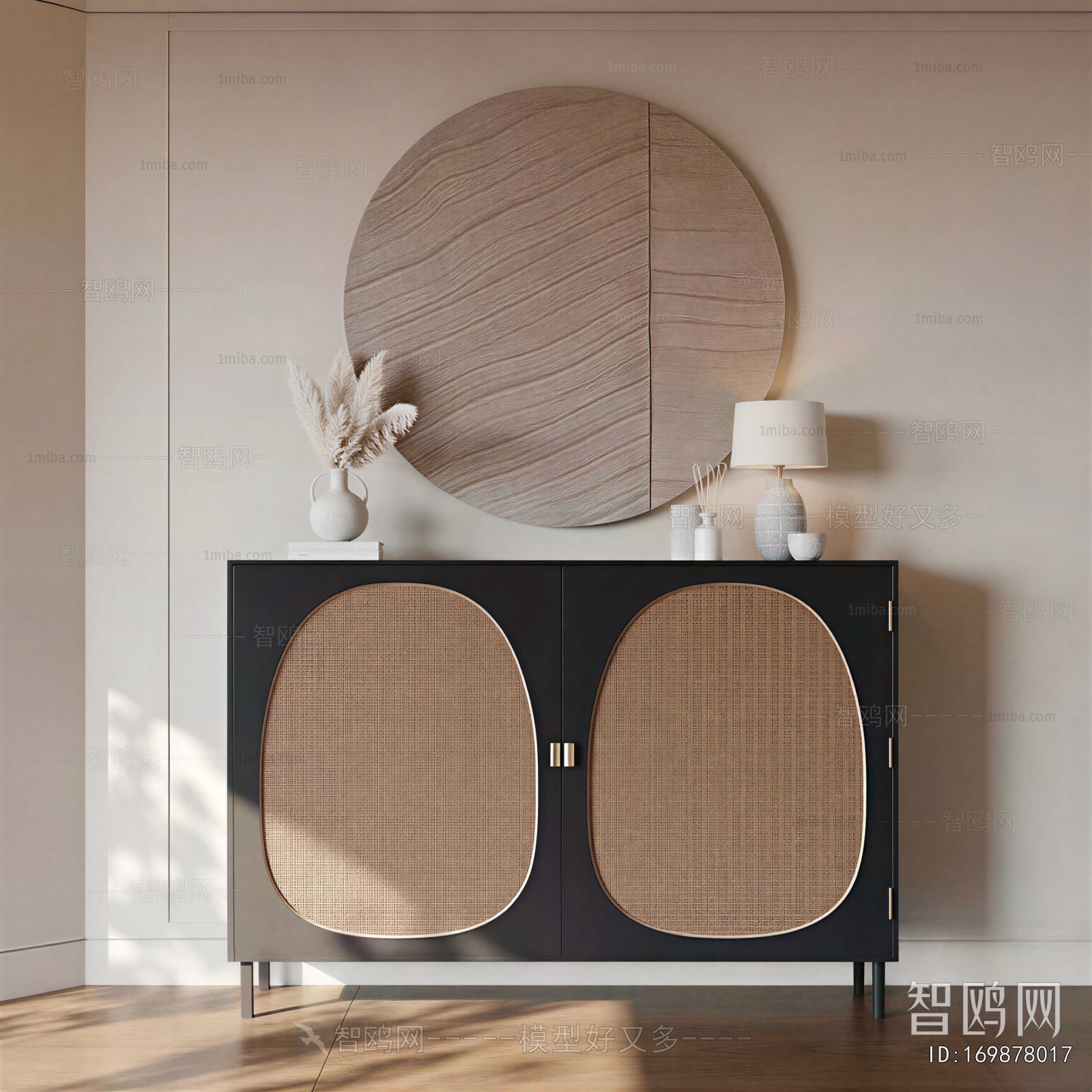 Wabi-sabi Style Side Cabinet/Entrance Cabinet