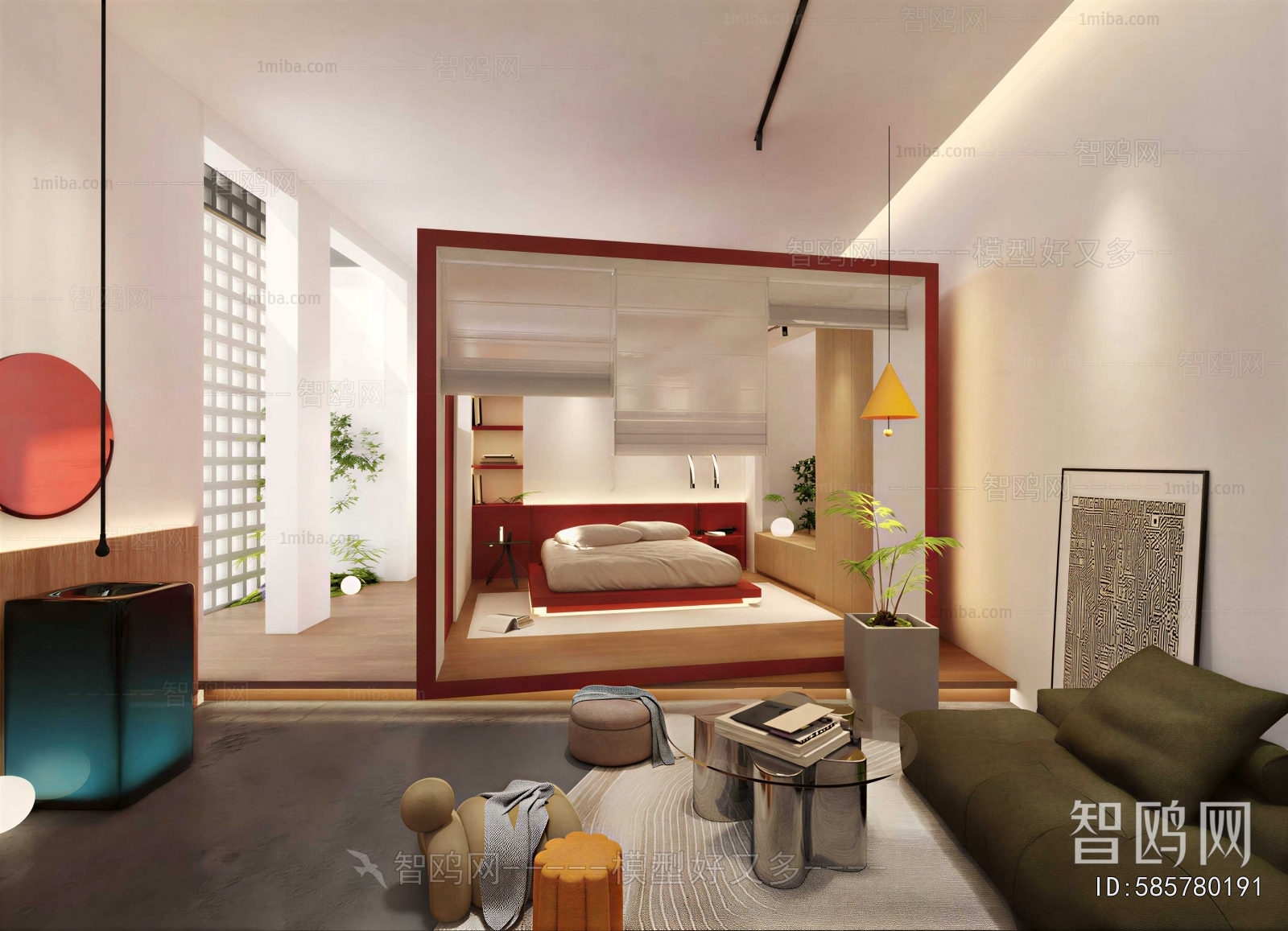 Modern Guest Room