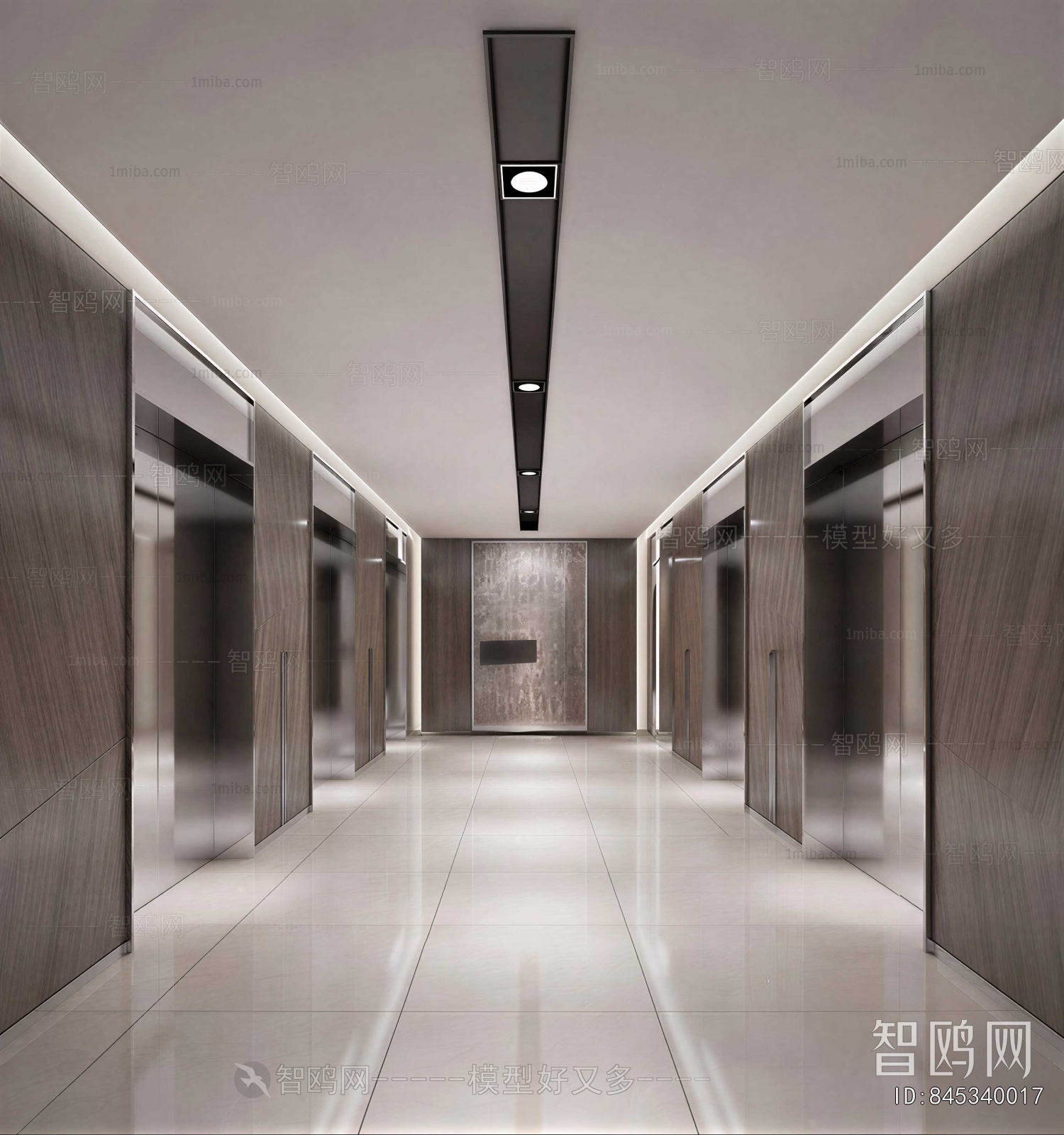 Modern Corridor/elevator Hall