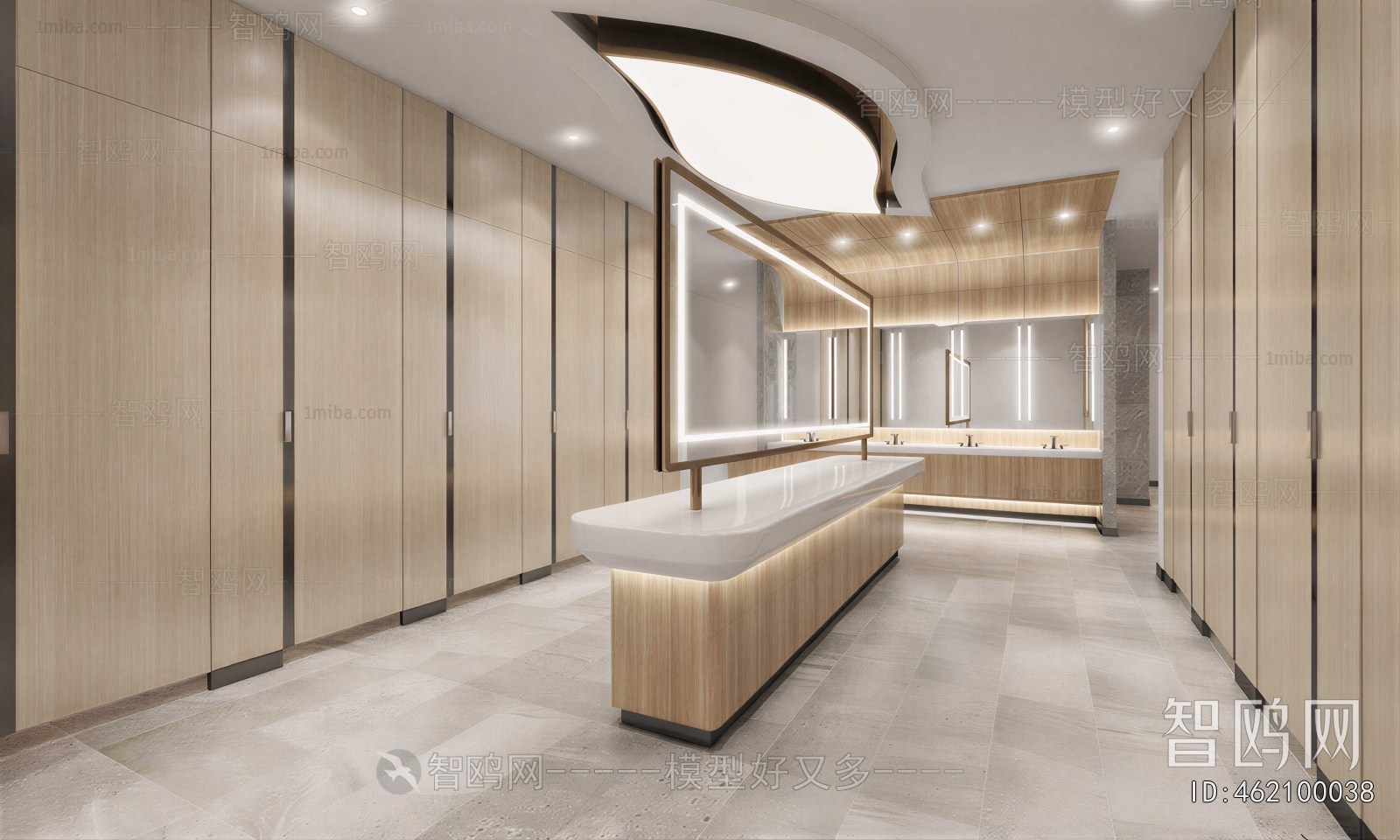 Modern Public Toilet