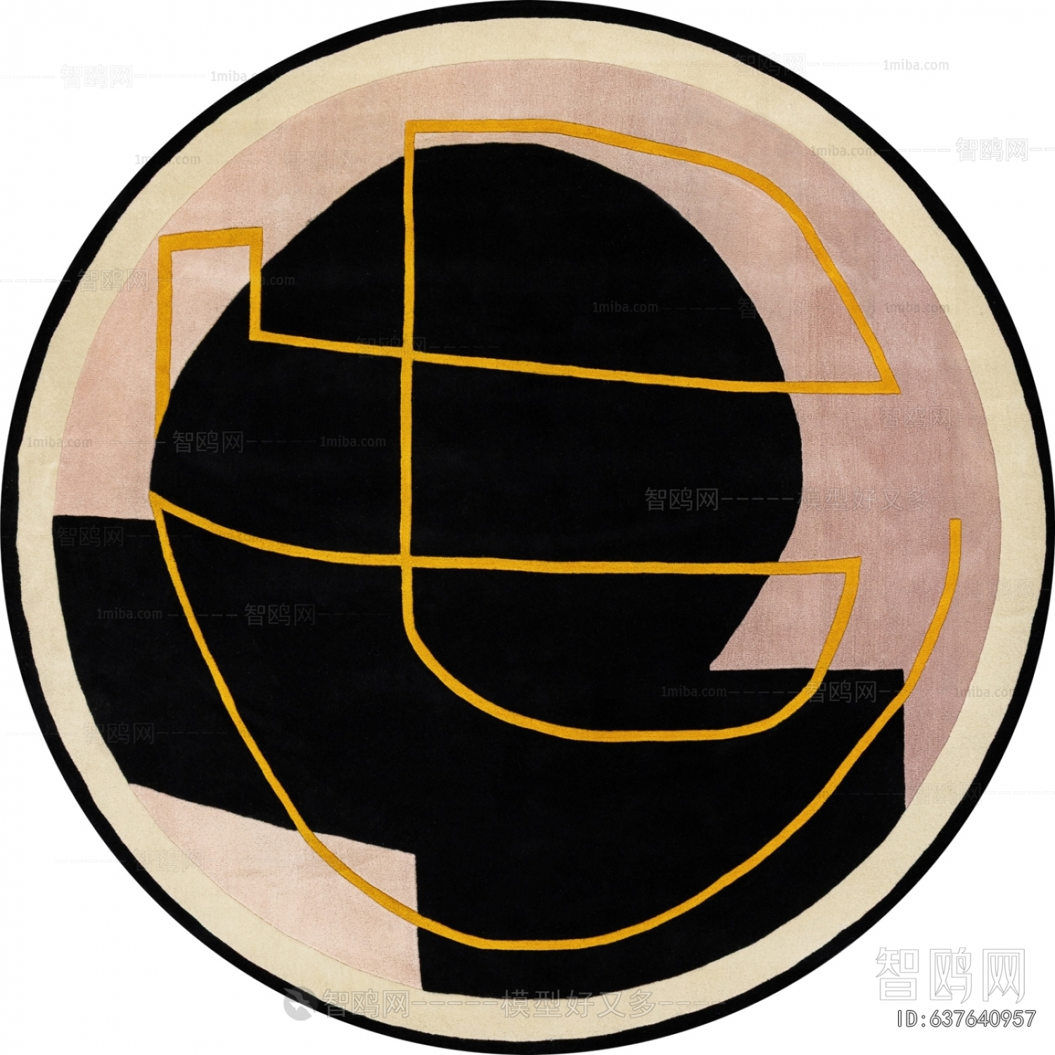 Modern Circular Carpet