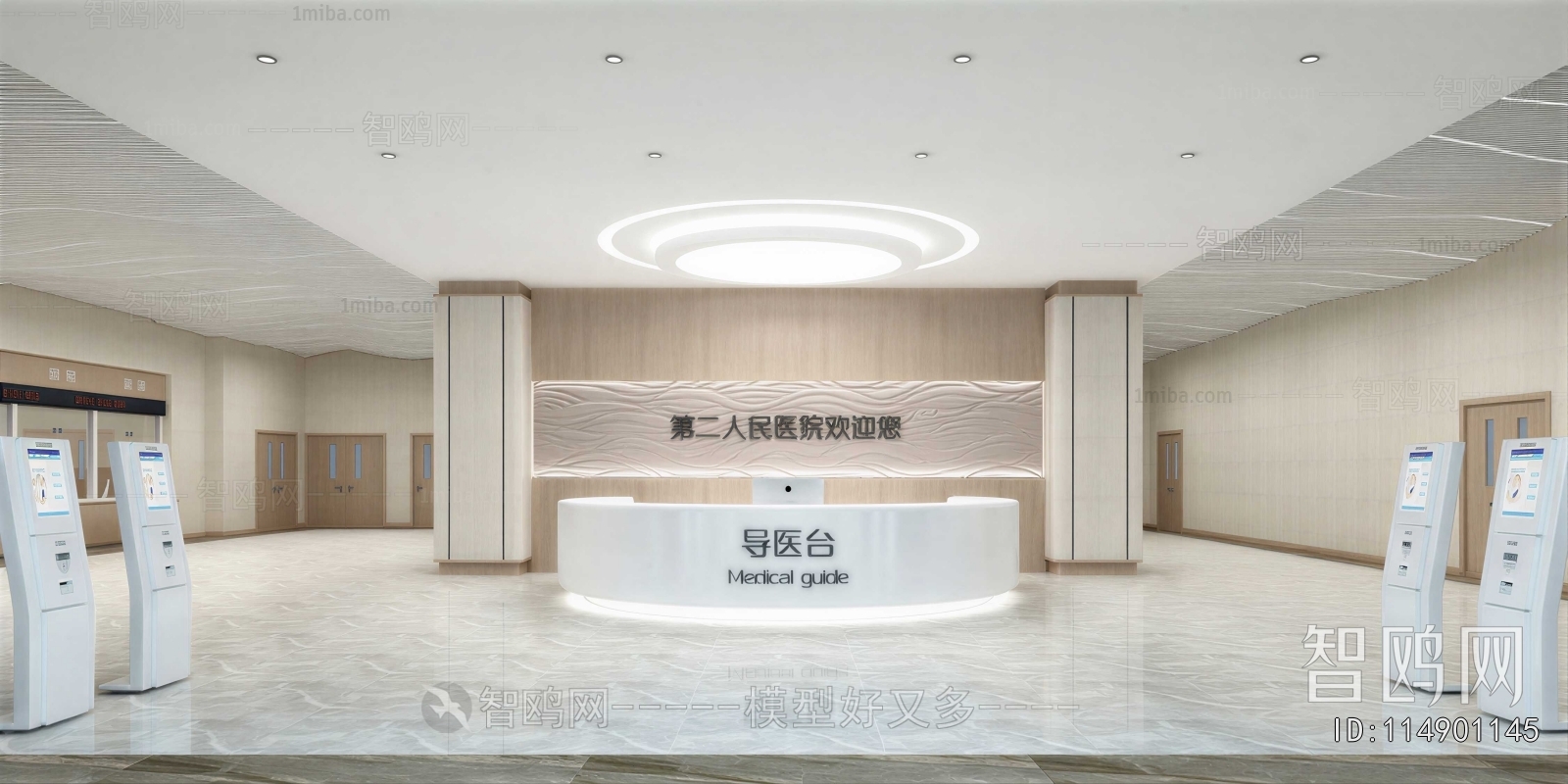 Modern Hospital Hall