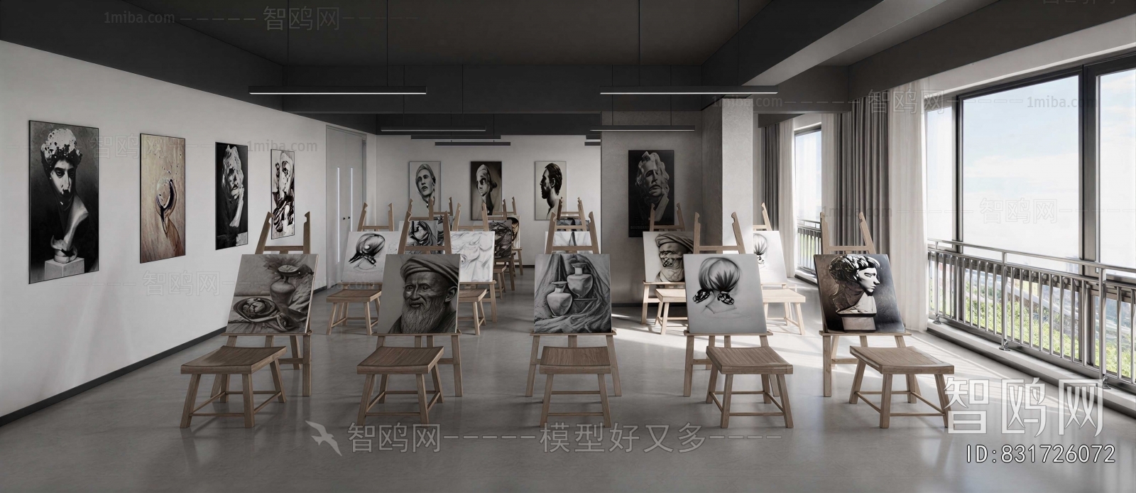 Modern Art Room