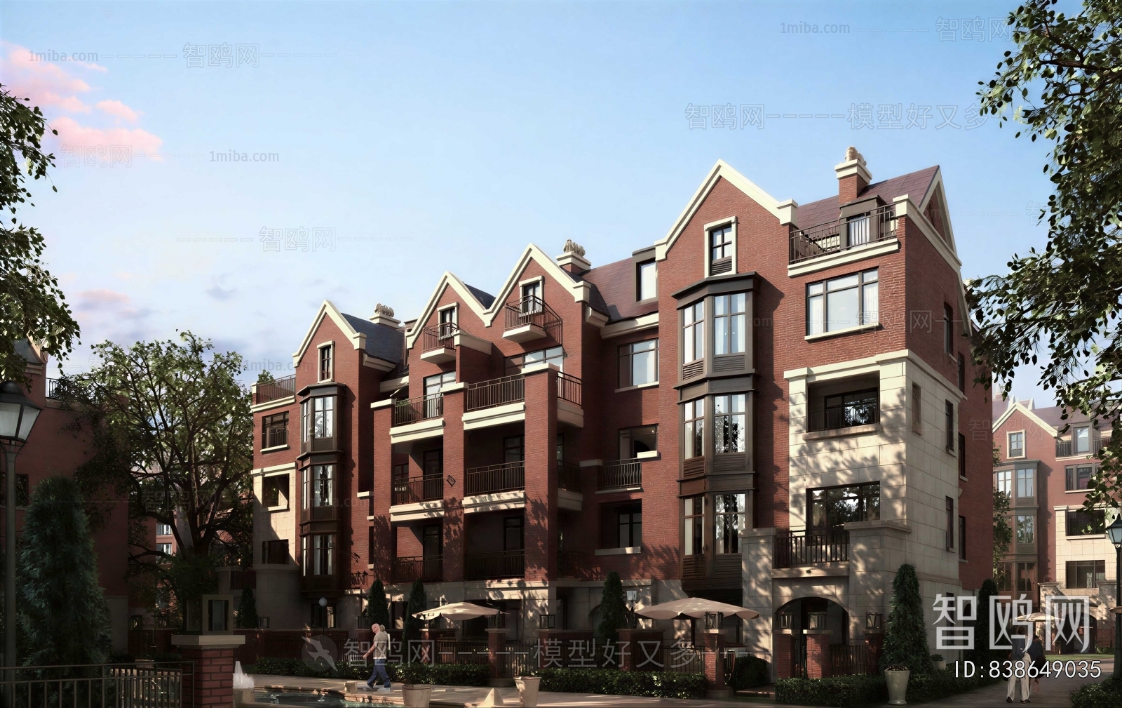 Simple European Style Residential Building
