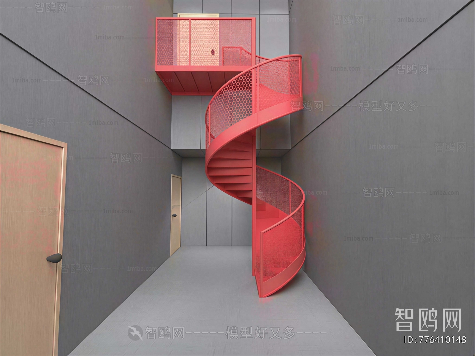 Modern Rotating Staircase