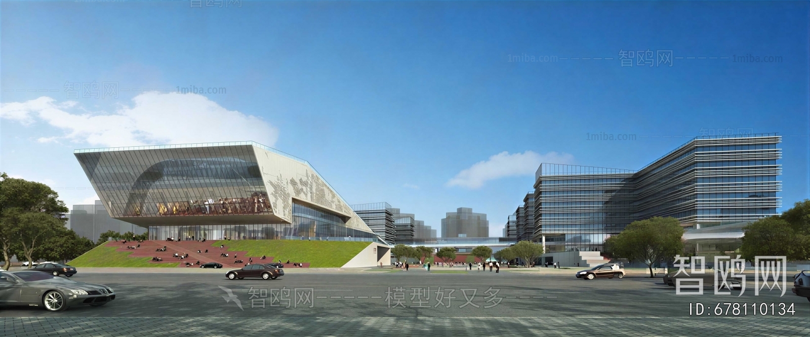 Modern Appearance Of Commercial Building