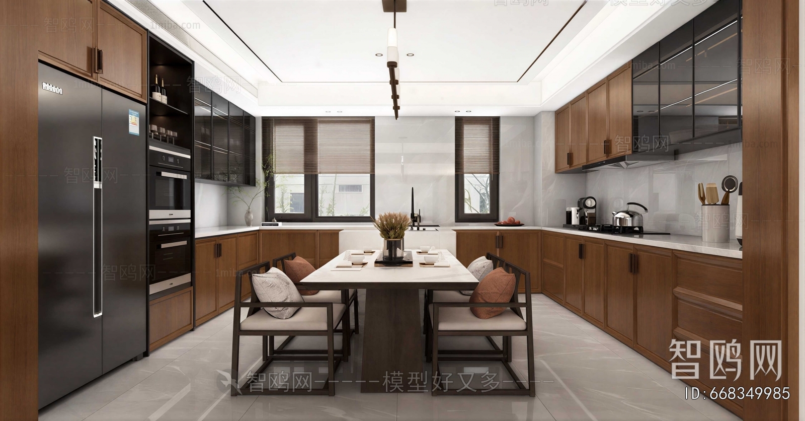 New Chinese Style Dining Room