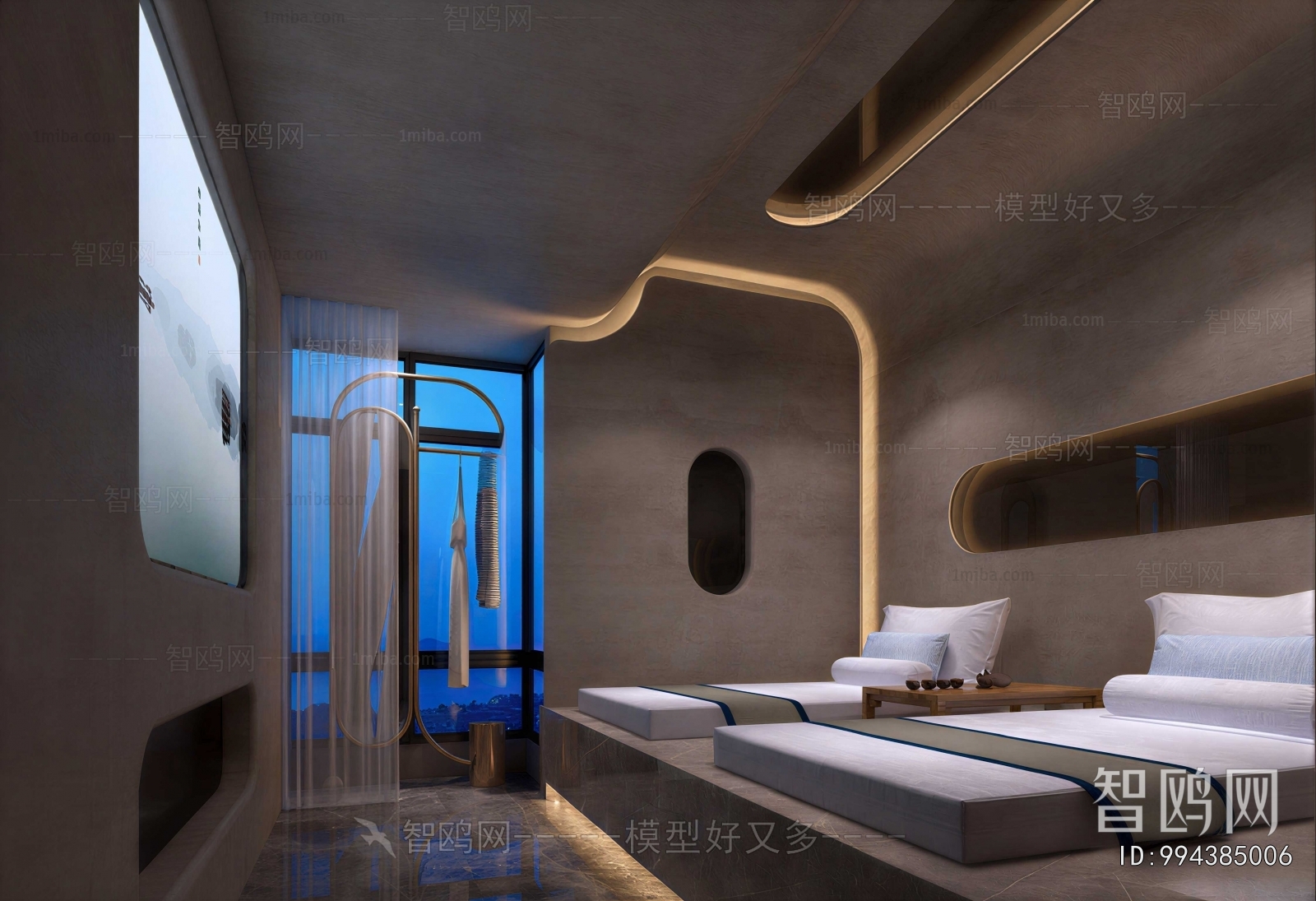 Modern Guest Room