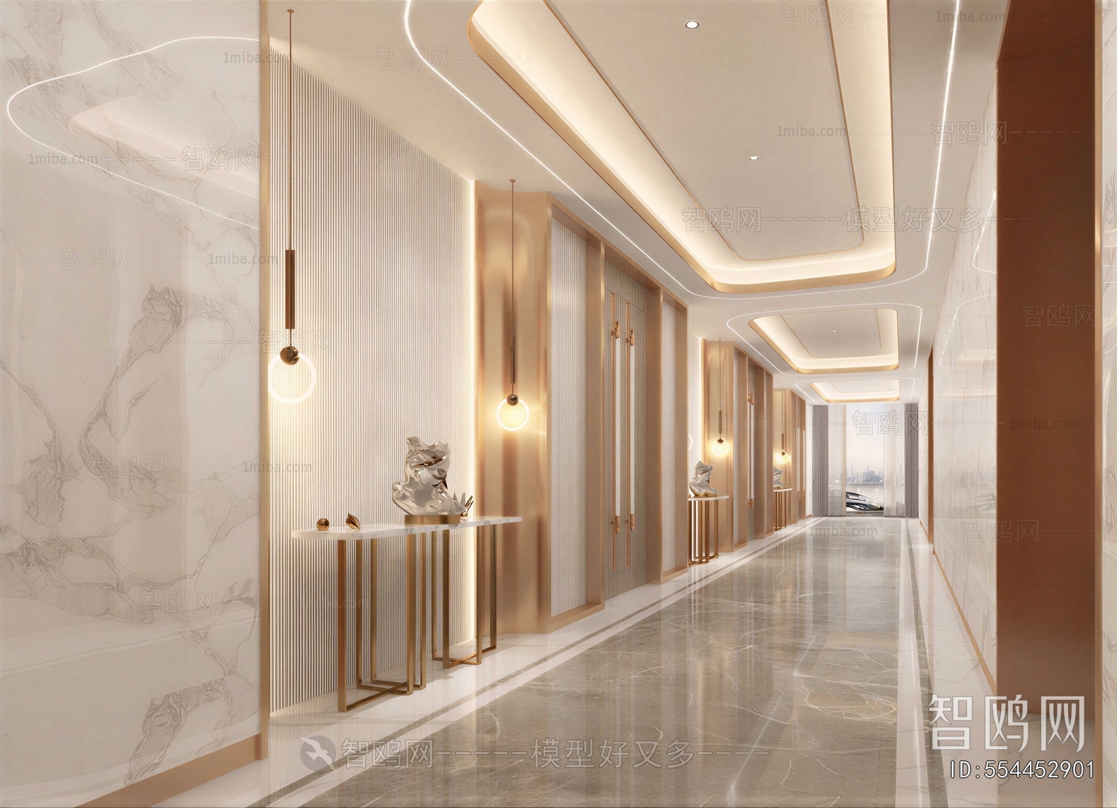Modern Office Aisle