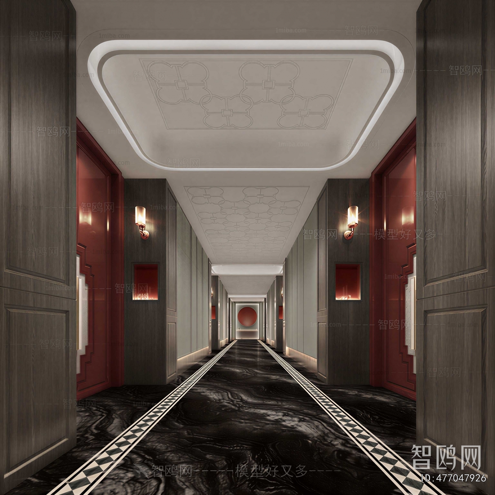 Retro Style Corridor