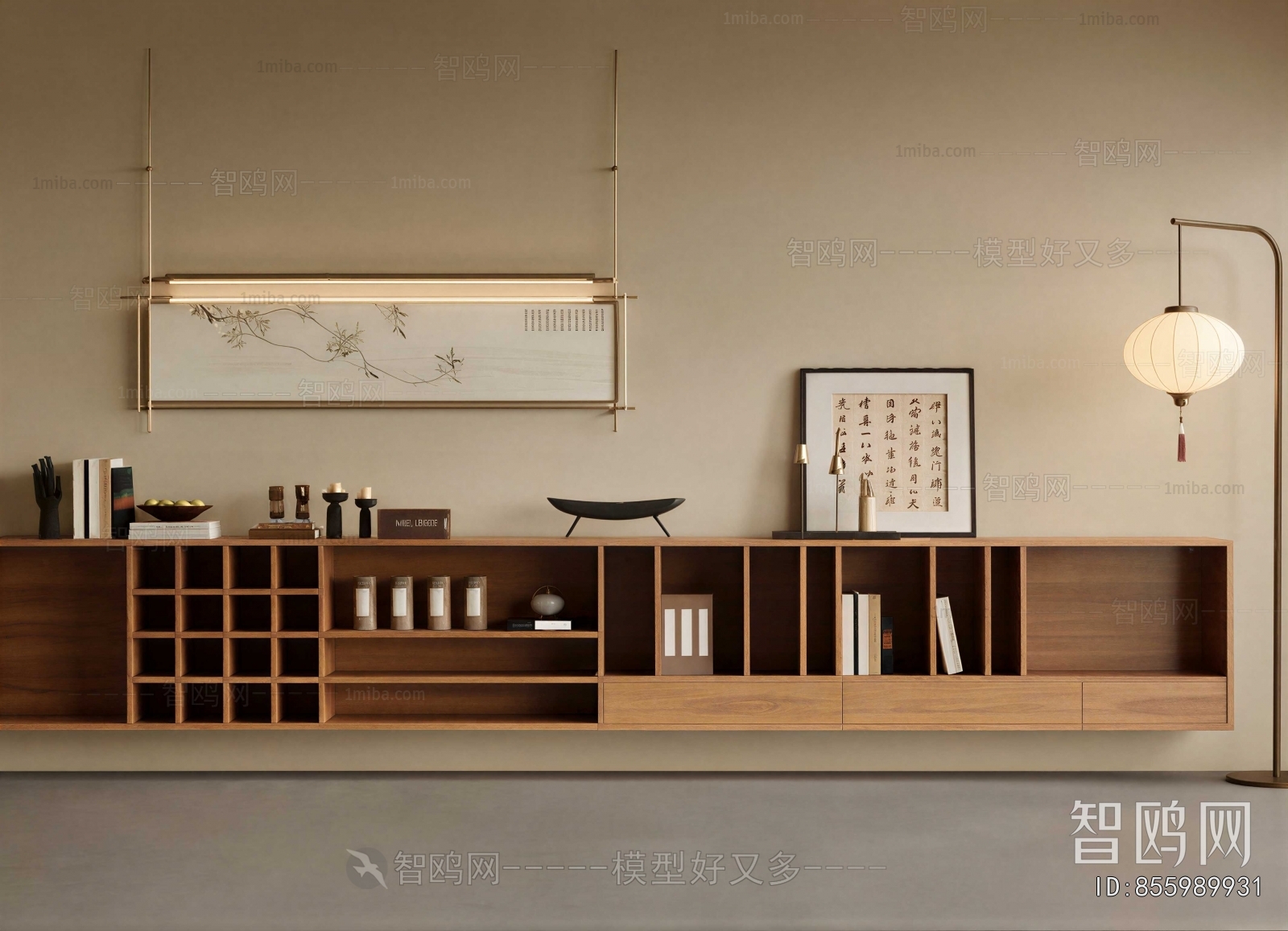 New Chinese Style Side Cabinet