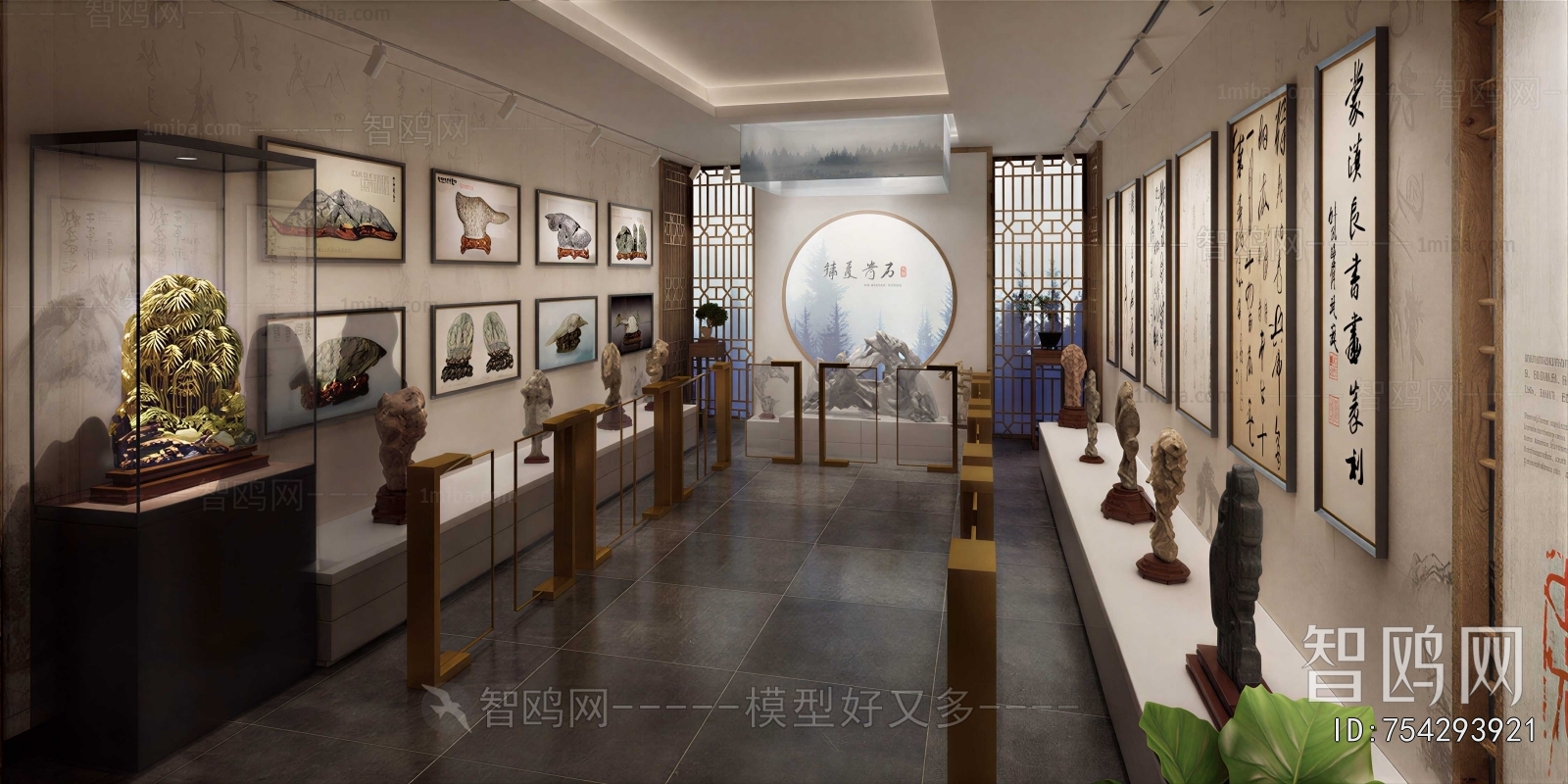 New Chinese Style Exhibition Hall