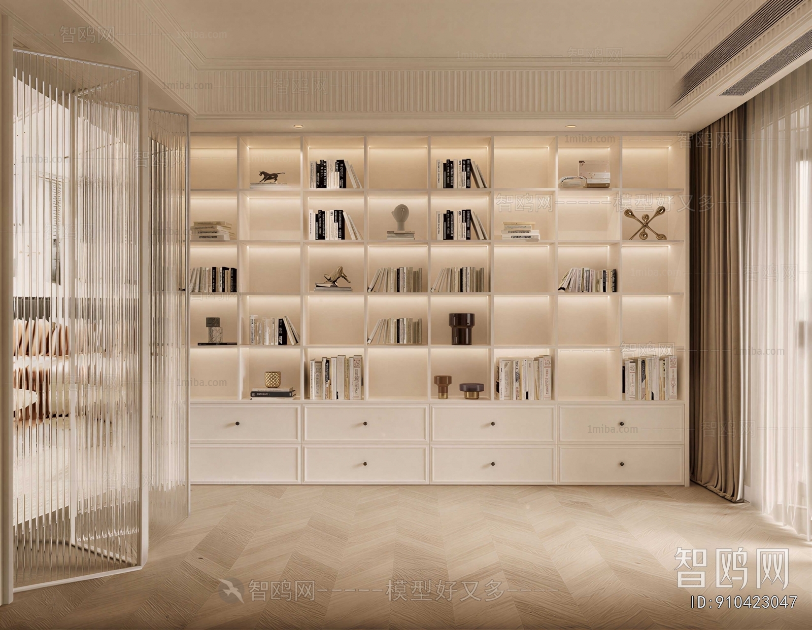 French Style Bookcase