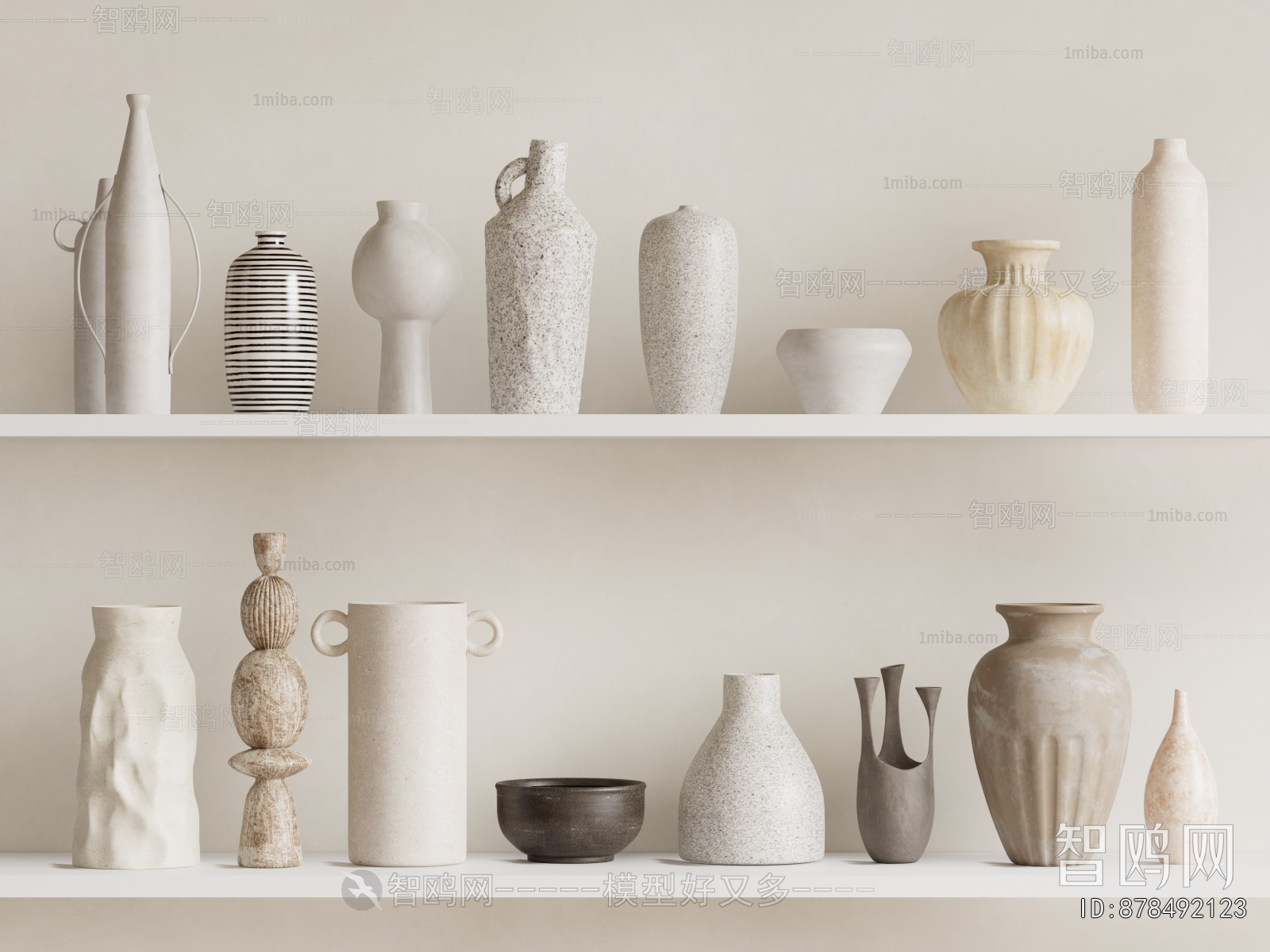 Wabi-sabi Style Clay Pot